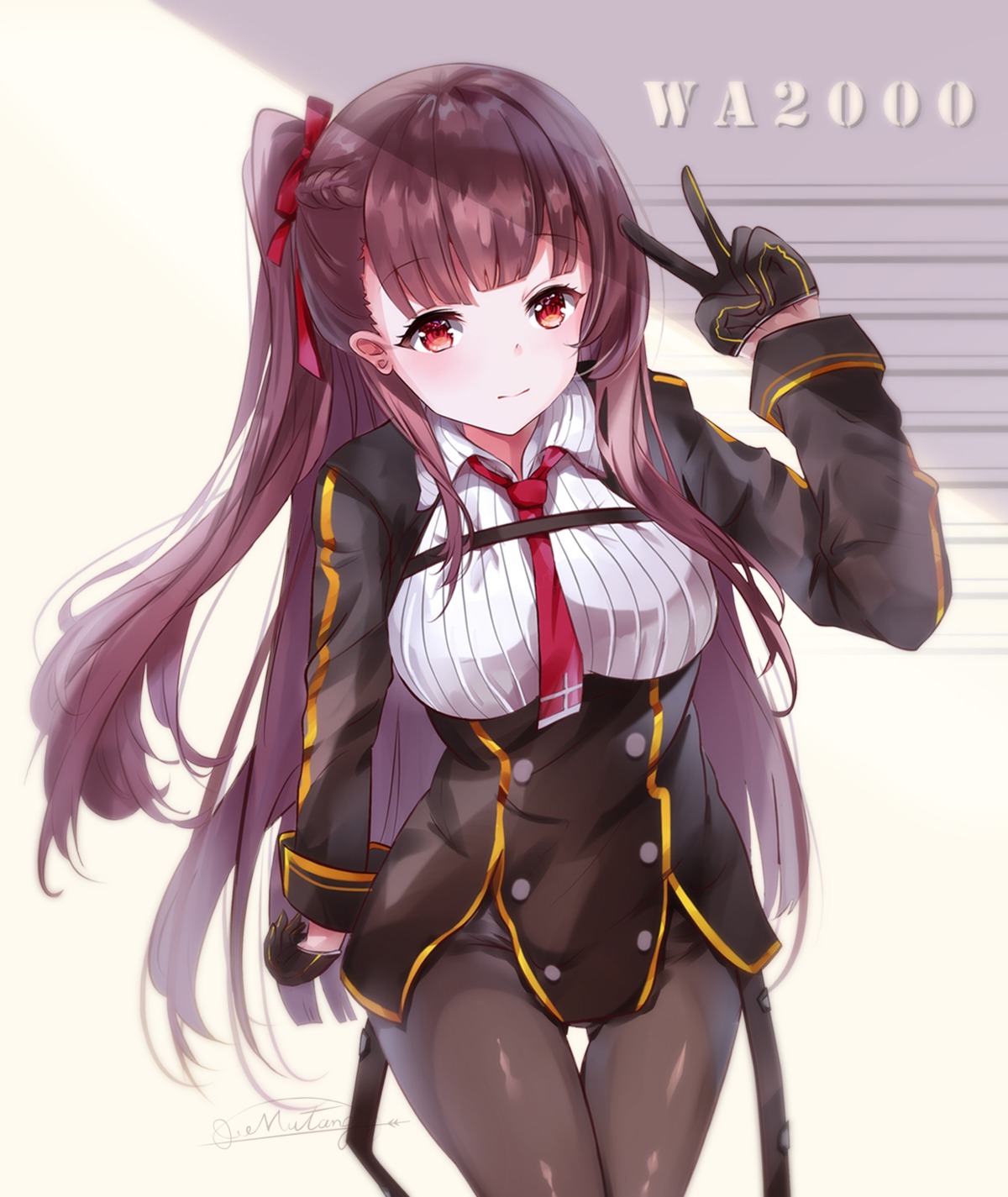 girls_frontline mutang pantyhose wa2000_(girls_frontline)