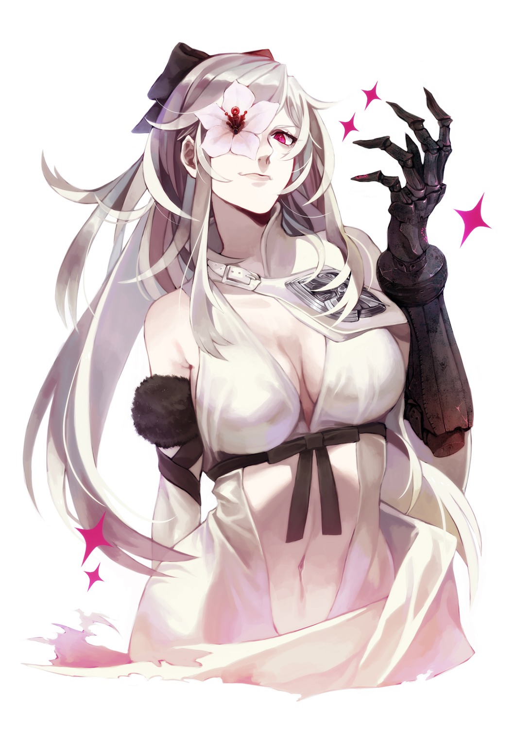 armor cleavage drakengard no_bra tokigi_akira zero_(drakengard)