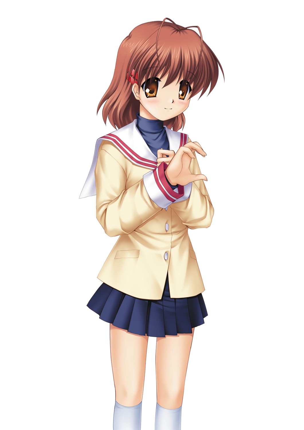 clannad furukawa_nagisa hinoue_itaru key seifuku sweater