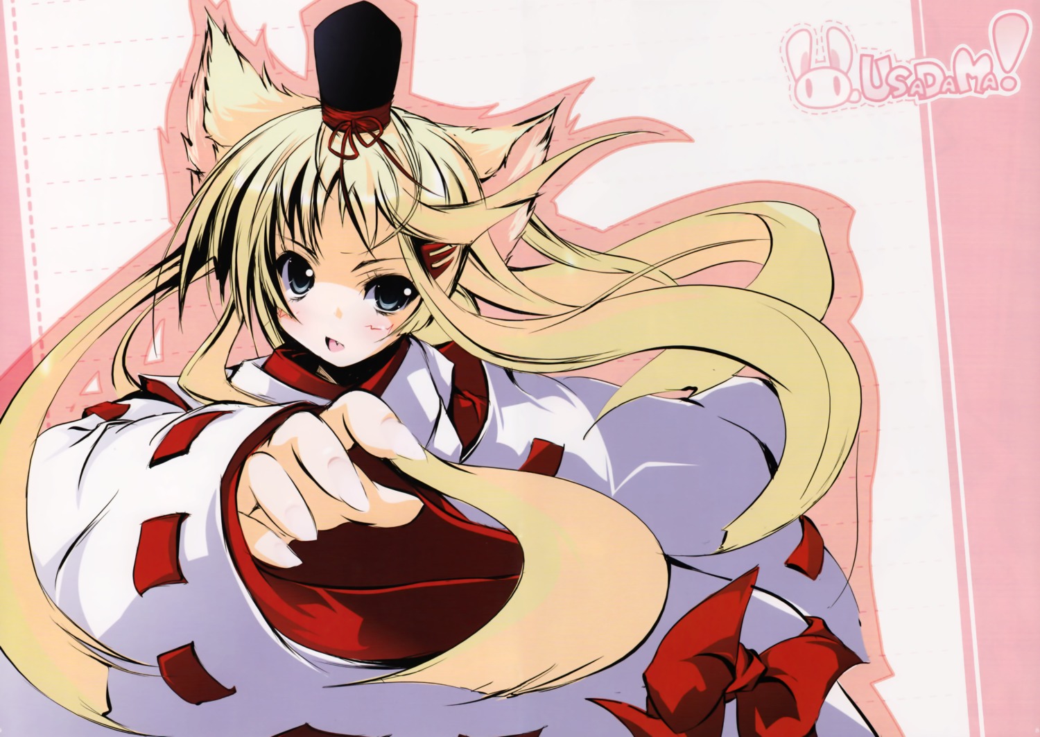 kitsune miko shinkichi. usadama