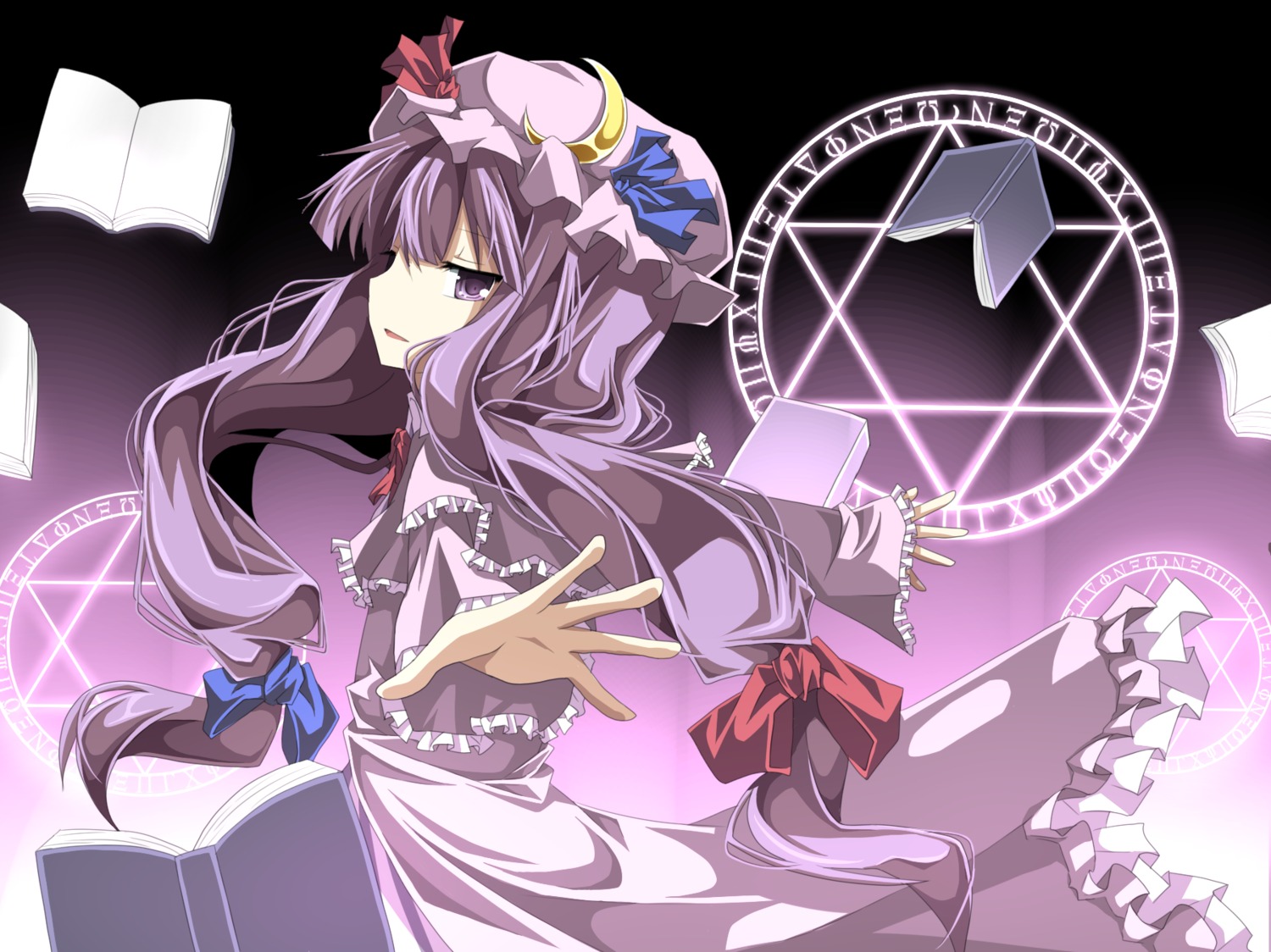 chiruku patchouli_knowledge touhou