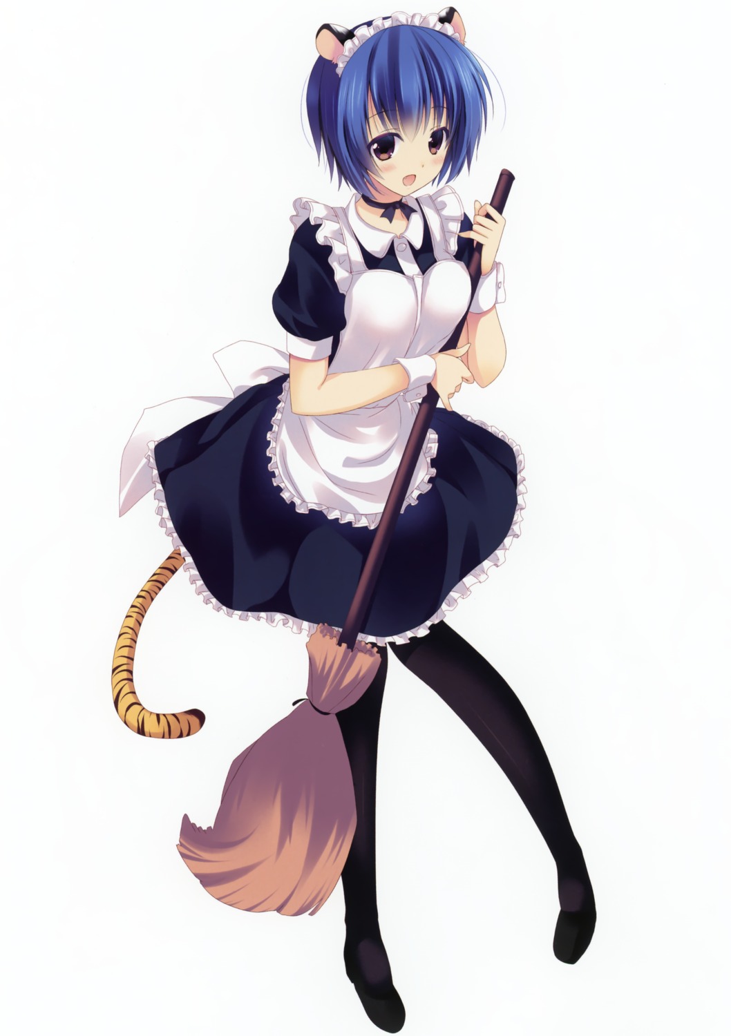 animal_ears heels maid mitsu_king pantyhose tail