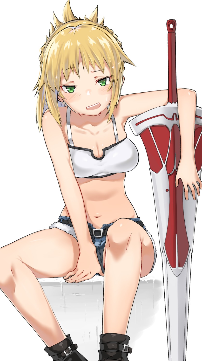 cleavage fate/apocrypha fate/grand_order fate/stay_night kei_(soundcross) mordred_(fate) sword