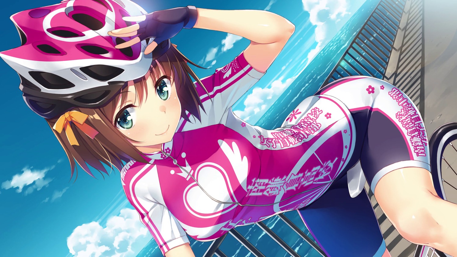 bike_shorts endcard maiharu_hiromi minami_kamakura_koukou_joshi_jitenshabu yuuki_hagure