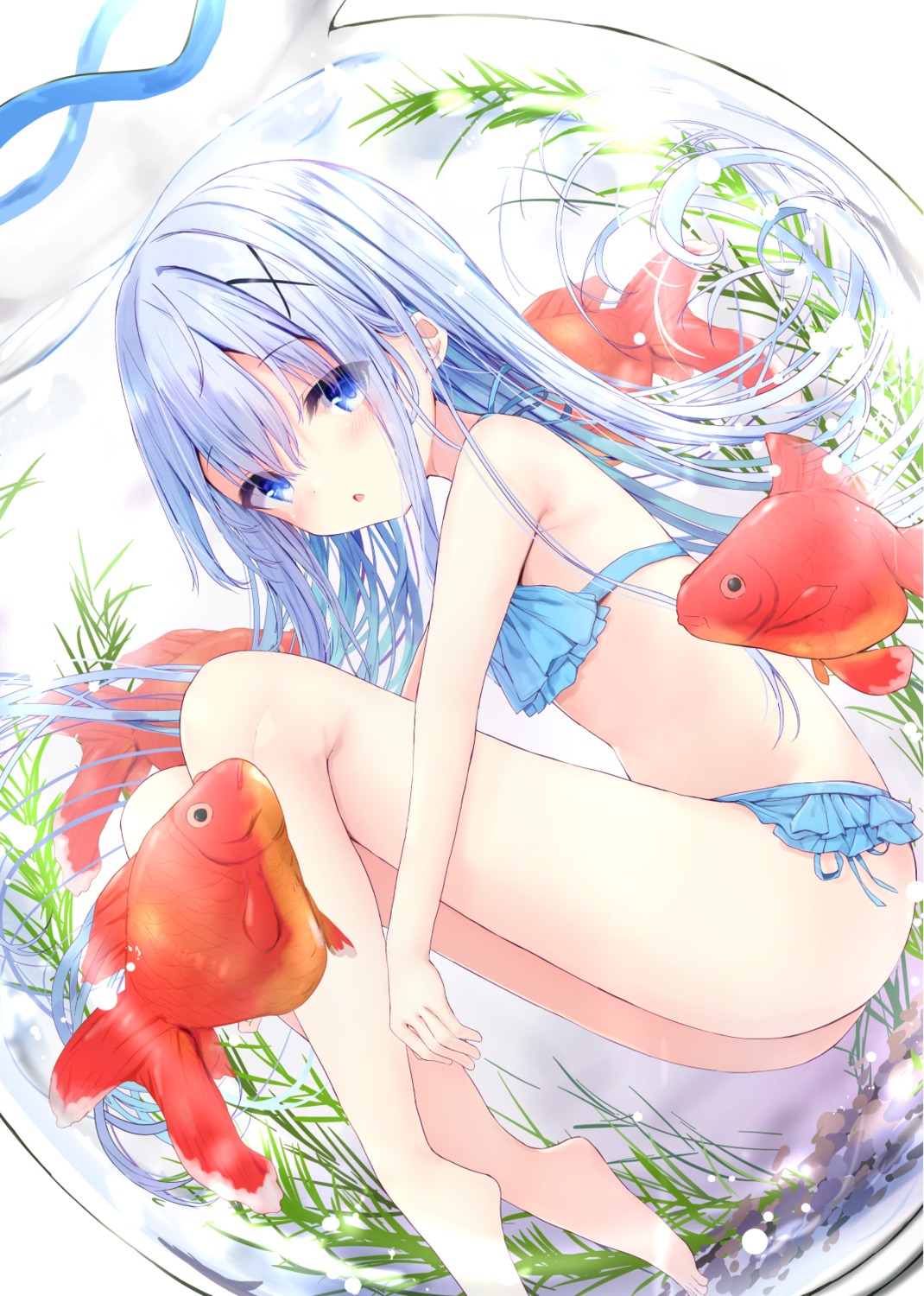 bikini fairy_eye gochuumon_wa_usagi_desu_ka? kafuu_chino loli swimsuits