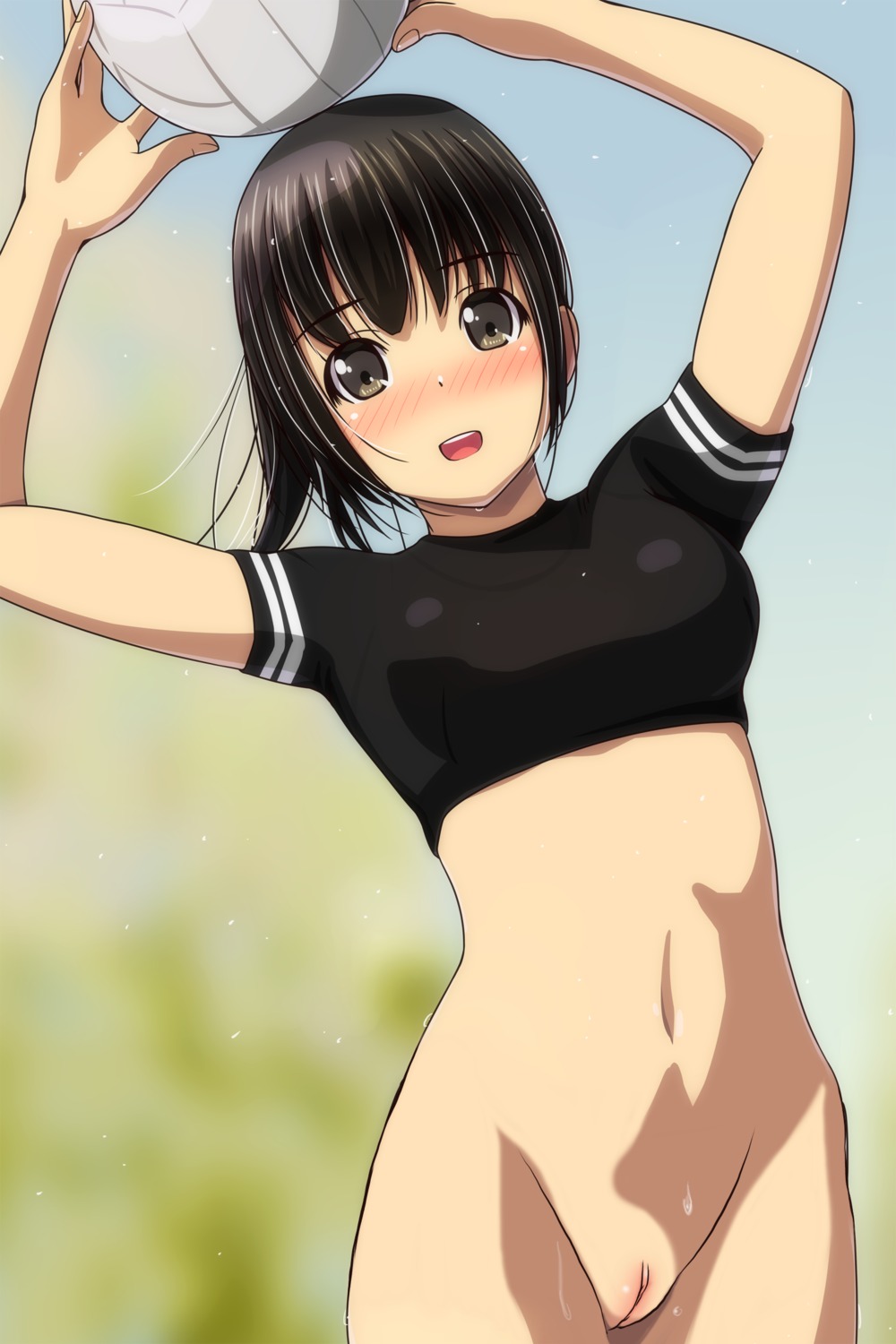 bottomless gym_uniform matsunaga_kouyou pussy uncensored