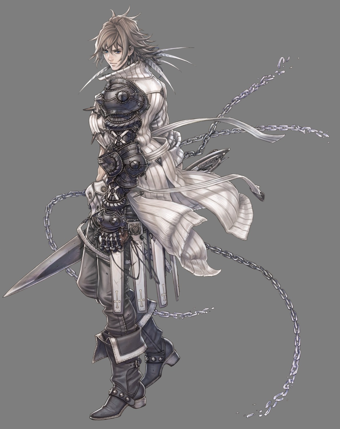 armor fujisaka_kimihiko male mistwalker nintendo sword the_last_story transparent_png zael