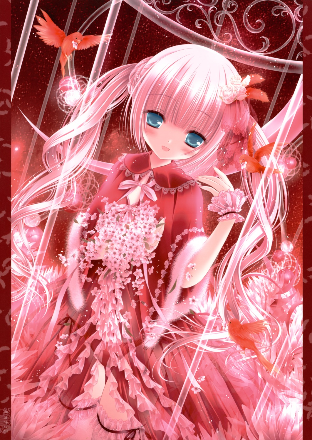 dress fixed lolita_fashion pantsu see_through thighhighs tinkerbell tinkle