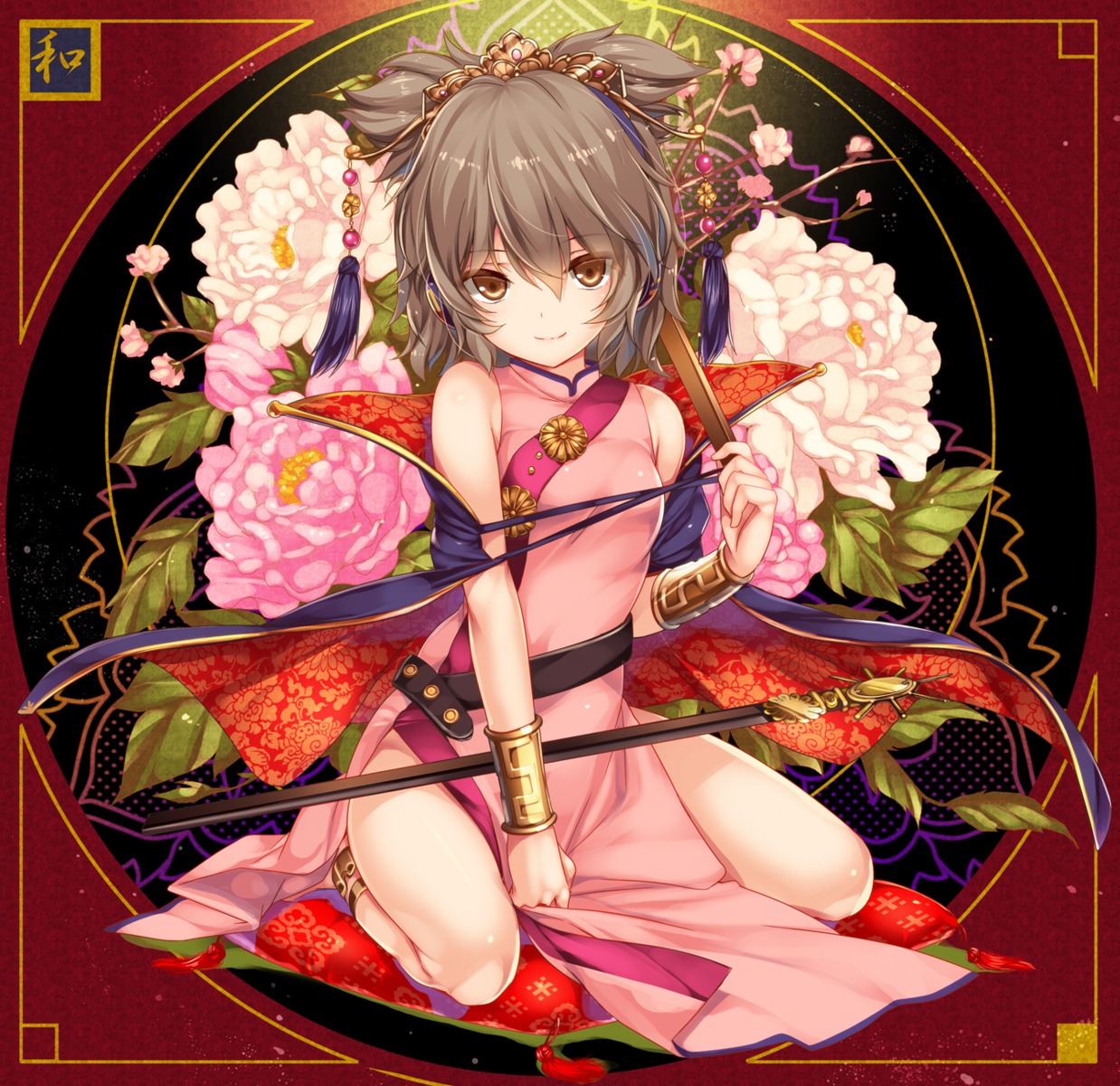 chinadress monety sword touhou toyosatomimi_no_miko