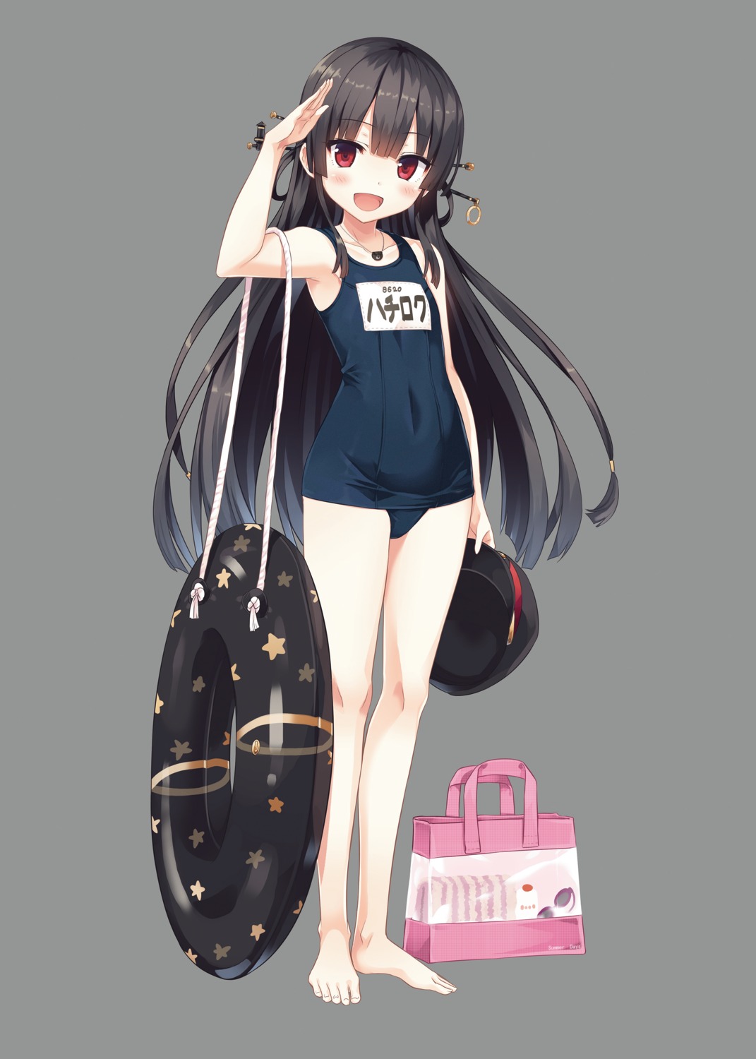 cura hachiroku loli lose maitetsu school_swimsuit swimsuits