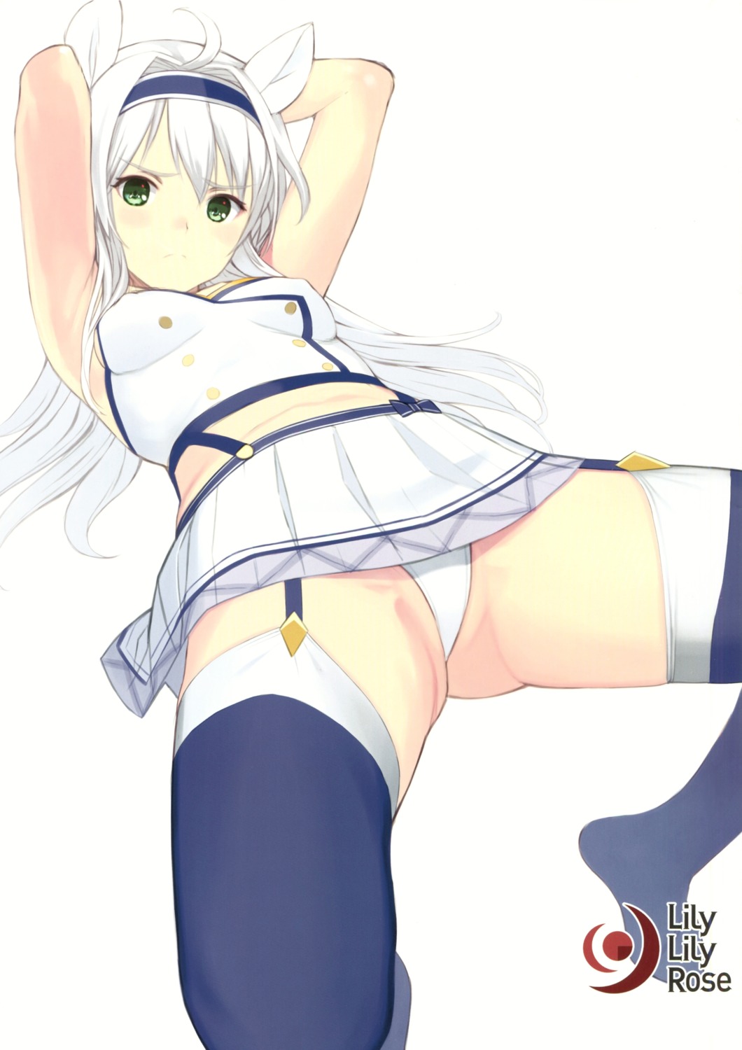 animal_ears mibu_natsuki pantsu rokudenashi_majutsu_koushi_to_kinki_kyouten seifuku stockings thighhighs