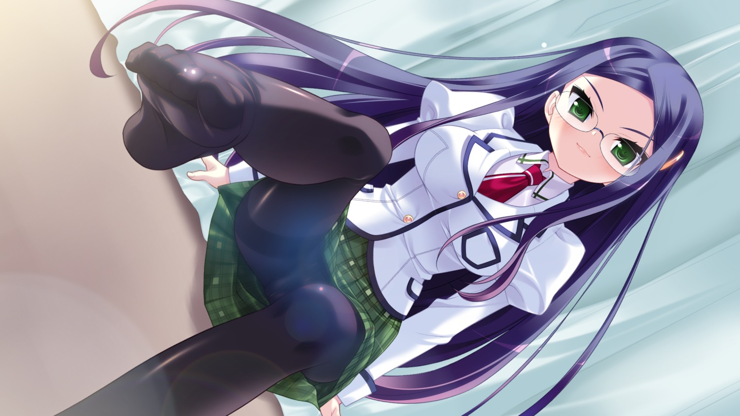 feet game_cg hamashima_shigeo megane pantyhose pochi_to_goshujin-sama seifuku skyfish_poco yamamine_hijiri_bernard