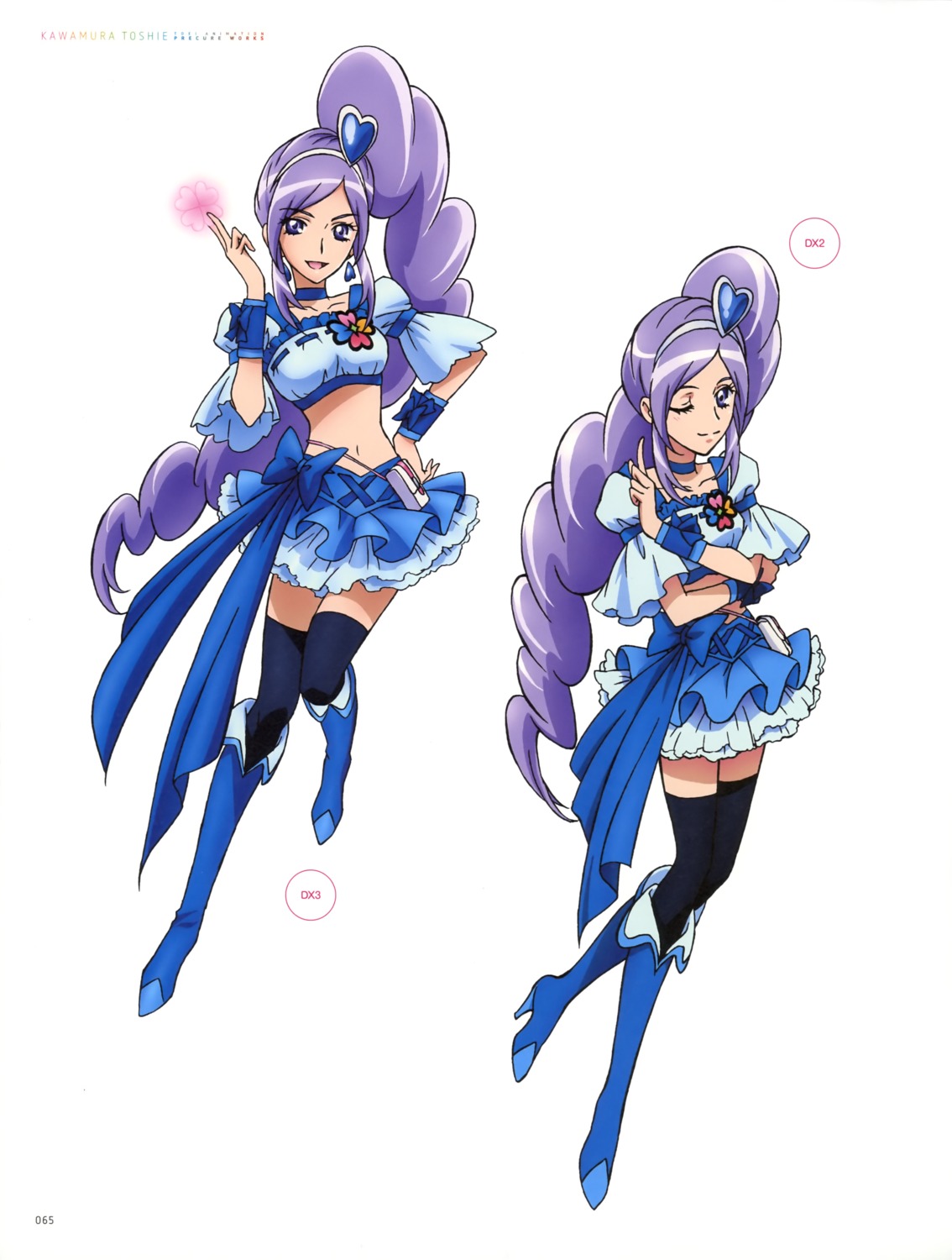 aono_miki fresh_precure! kawamura_toshie precure