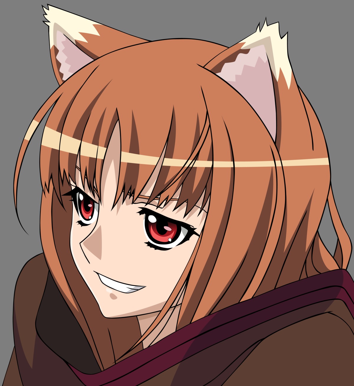 animal_ears holo spice_and_wolf transparent_png vector_trace