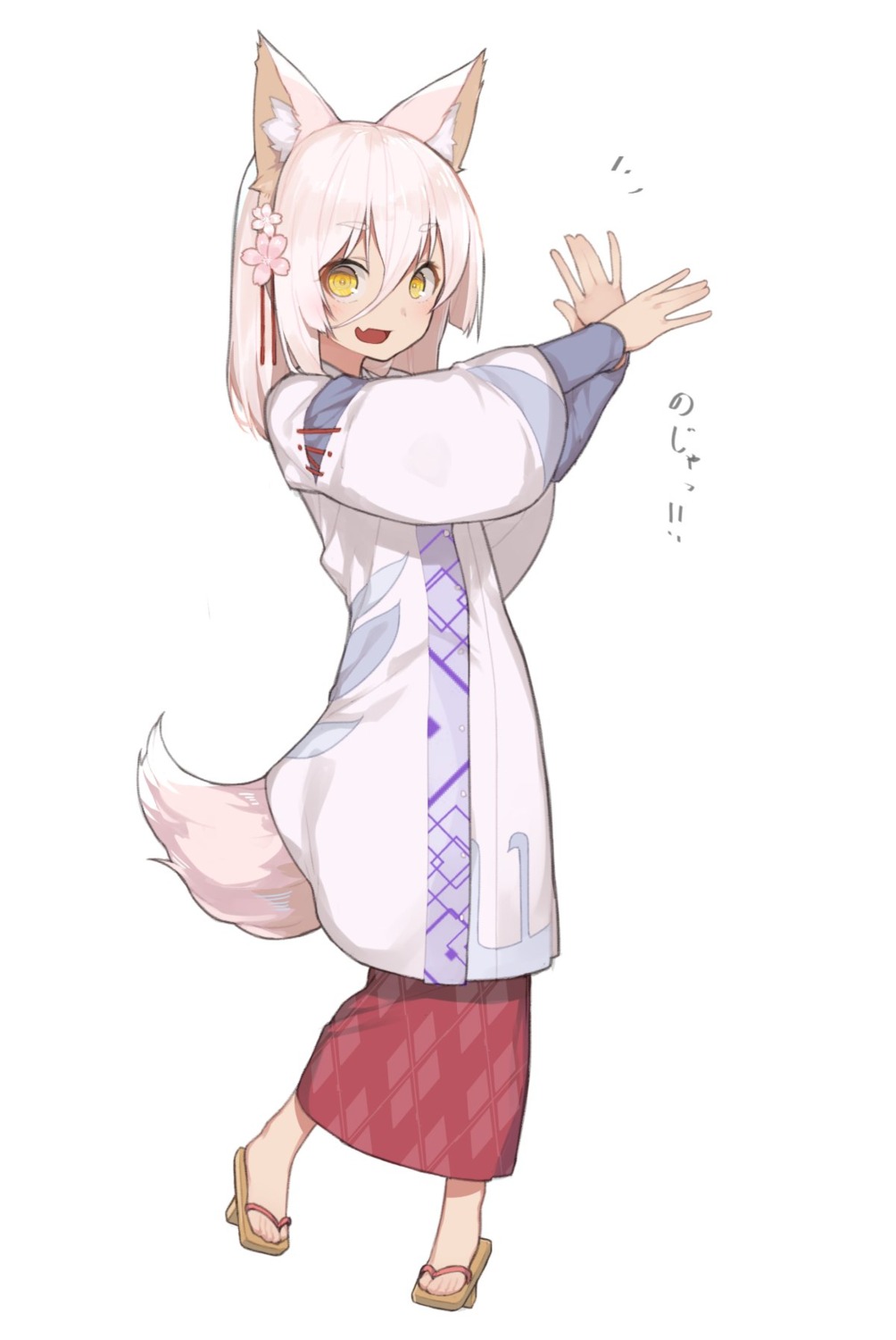 animal_ears hitoshi_(pixiv3340857) japanese_clothes tail