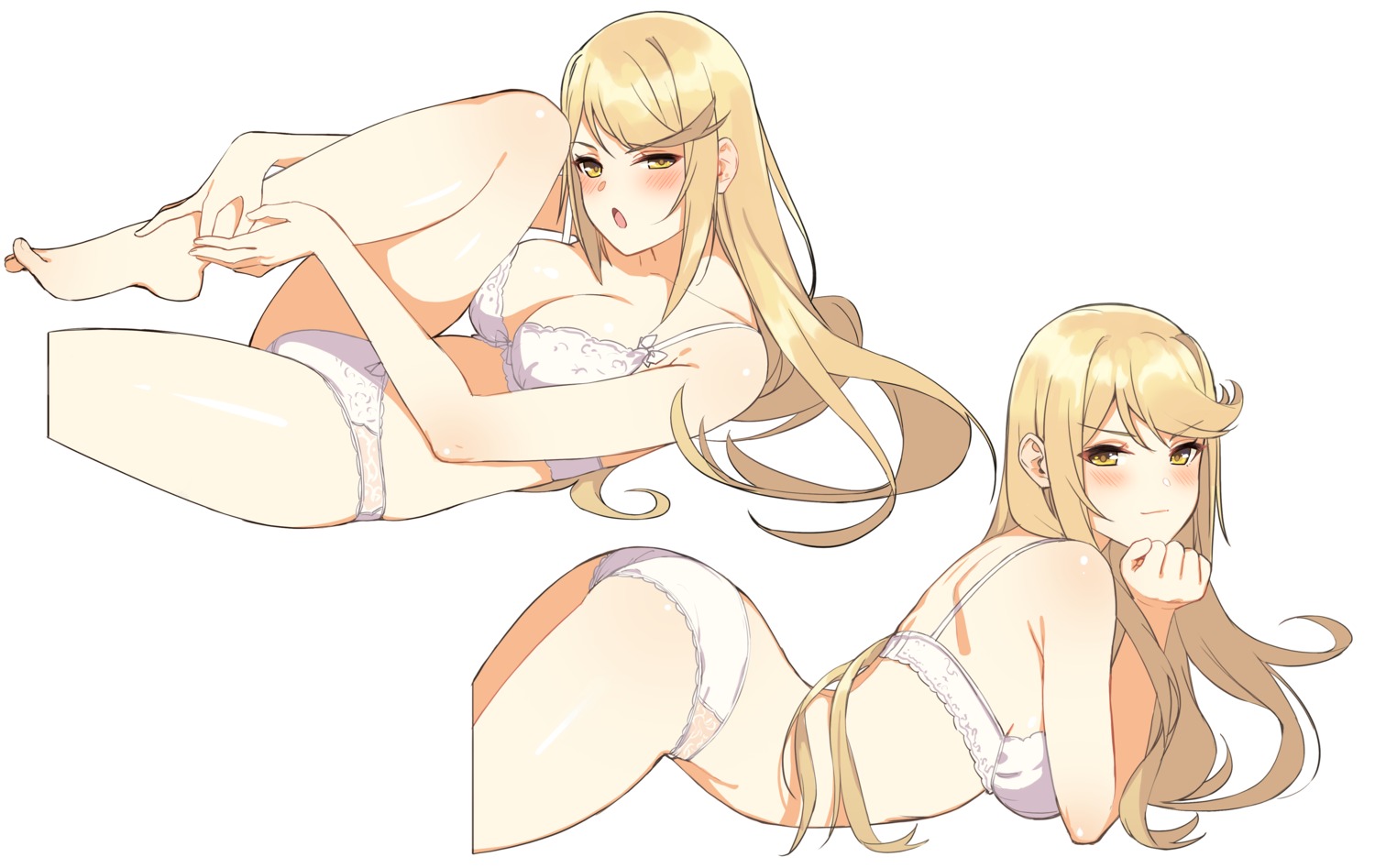 ass bra character_design cleavage goumudan hikari_(xenoblade_2) pantsu xenoblade xenoblade_chronicles_2