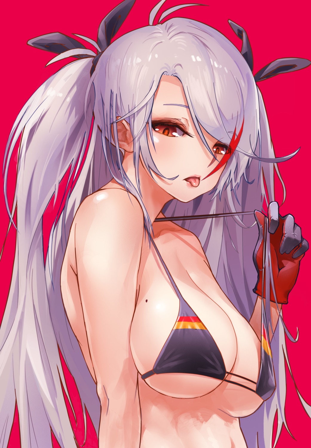 51poiuy azur_lane bikini_top prinz_eugen_(azur_lane) swimsuits