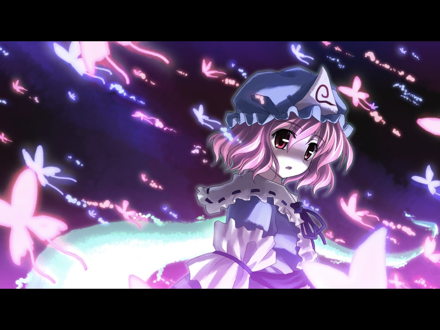 saigyouji_yuyuko studio_s.d.t. touhou wallpaper yuuki_tatsuya