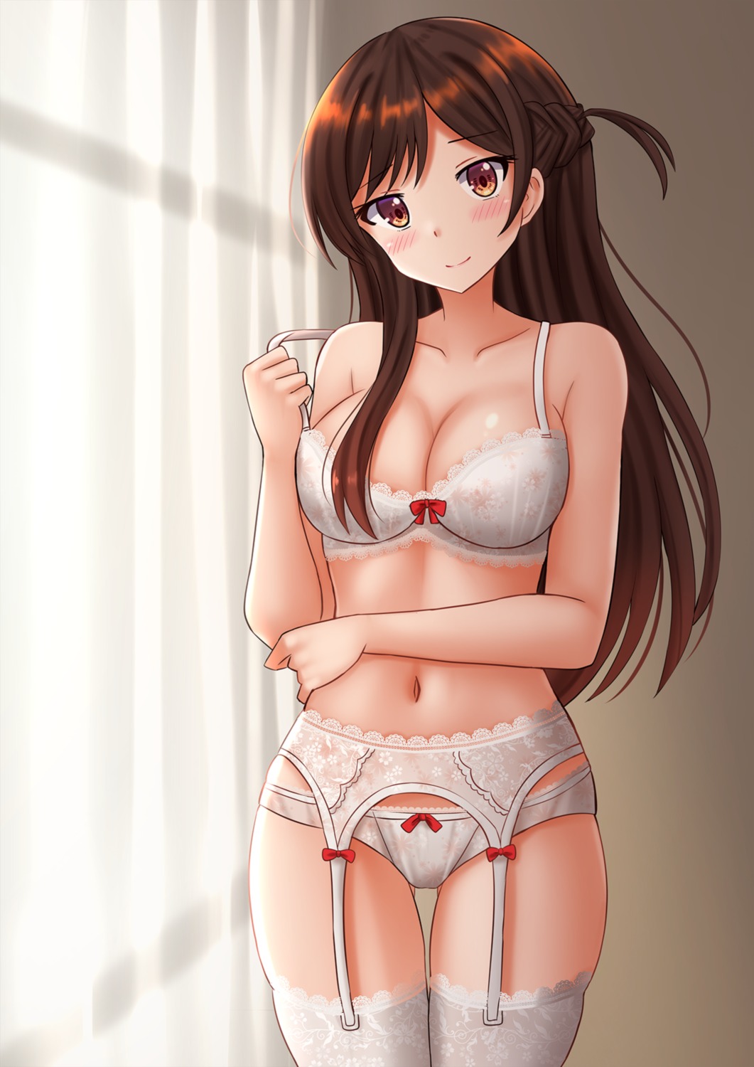 bra garter_belt ichinose_chizuru kanojo_okarishimasu kazenokaze pantsu stockings thighhighs