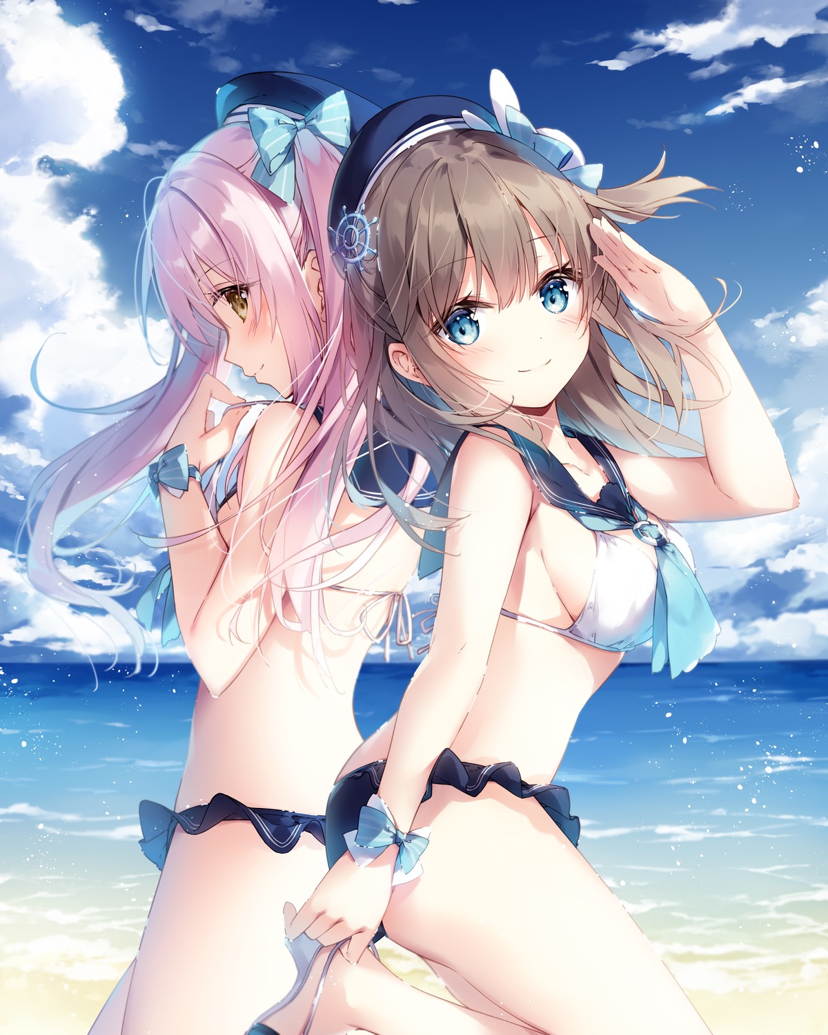 bikini heels mochizuki_shiina swimsuits