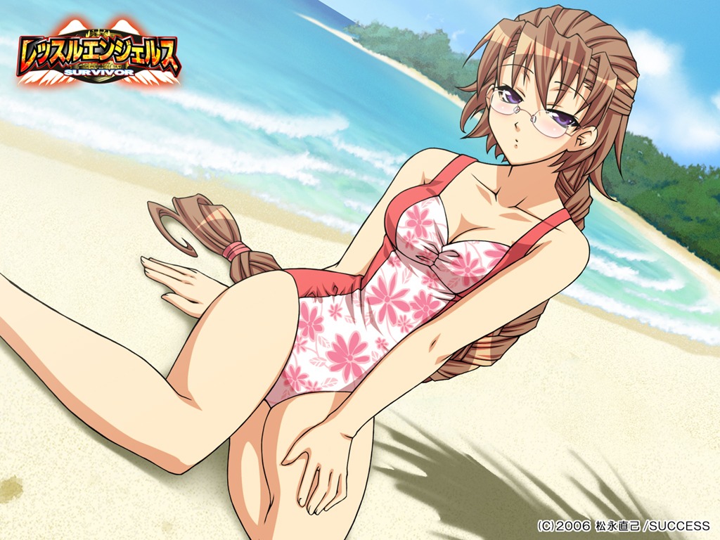 hal hoshina_yuuki success swimsuits wallpaper wrestle_angels wrestle_angels_survivor