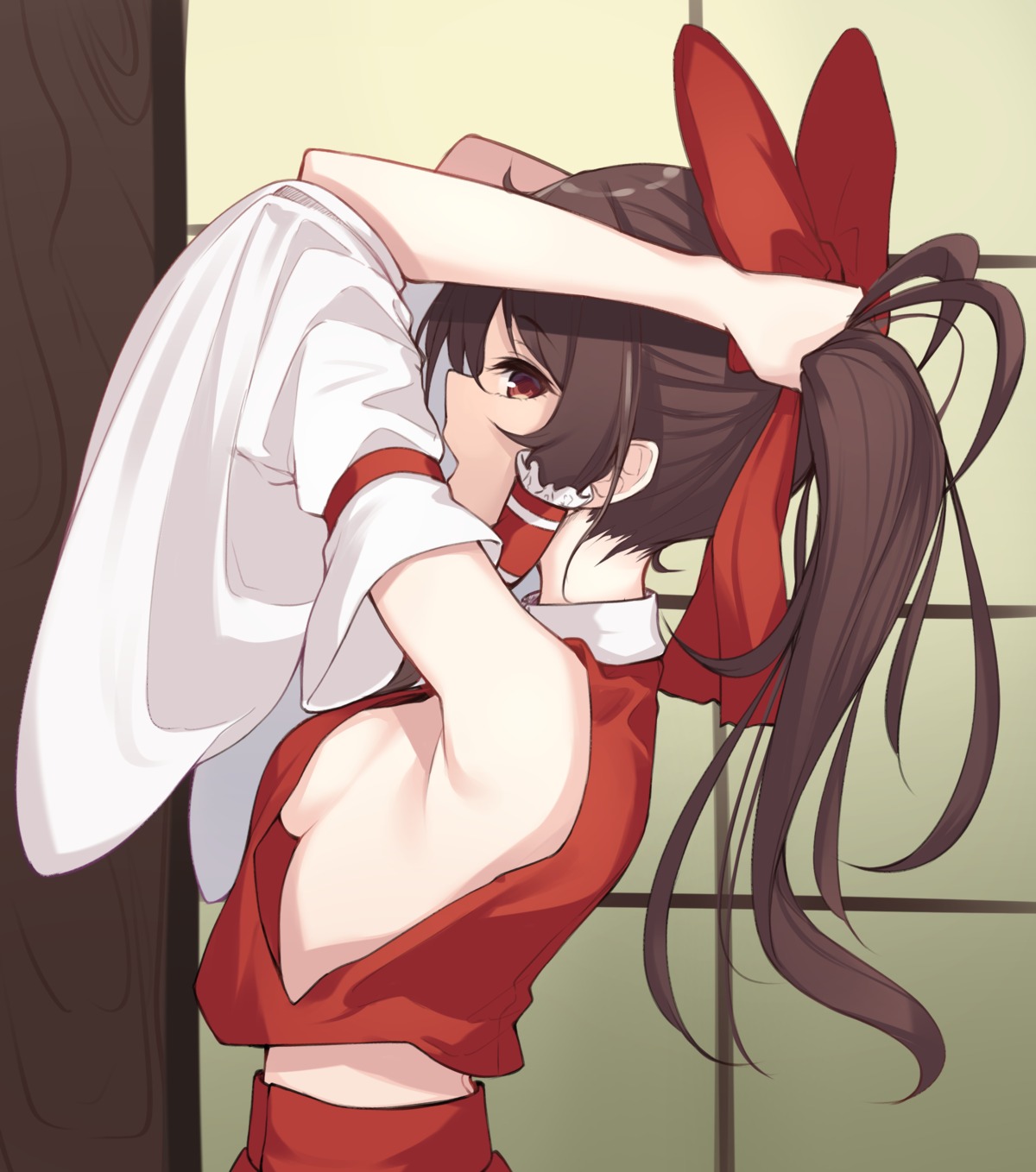 hakurei_reimu no_bra touhou ziro_(zirorong)