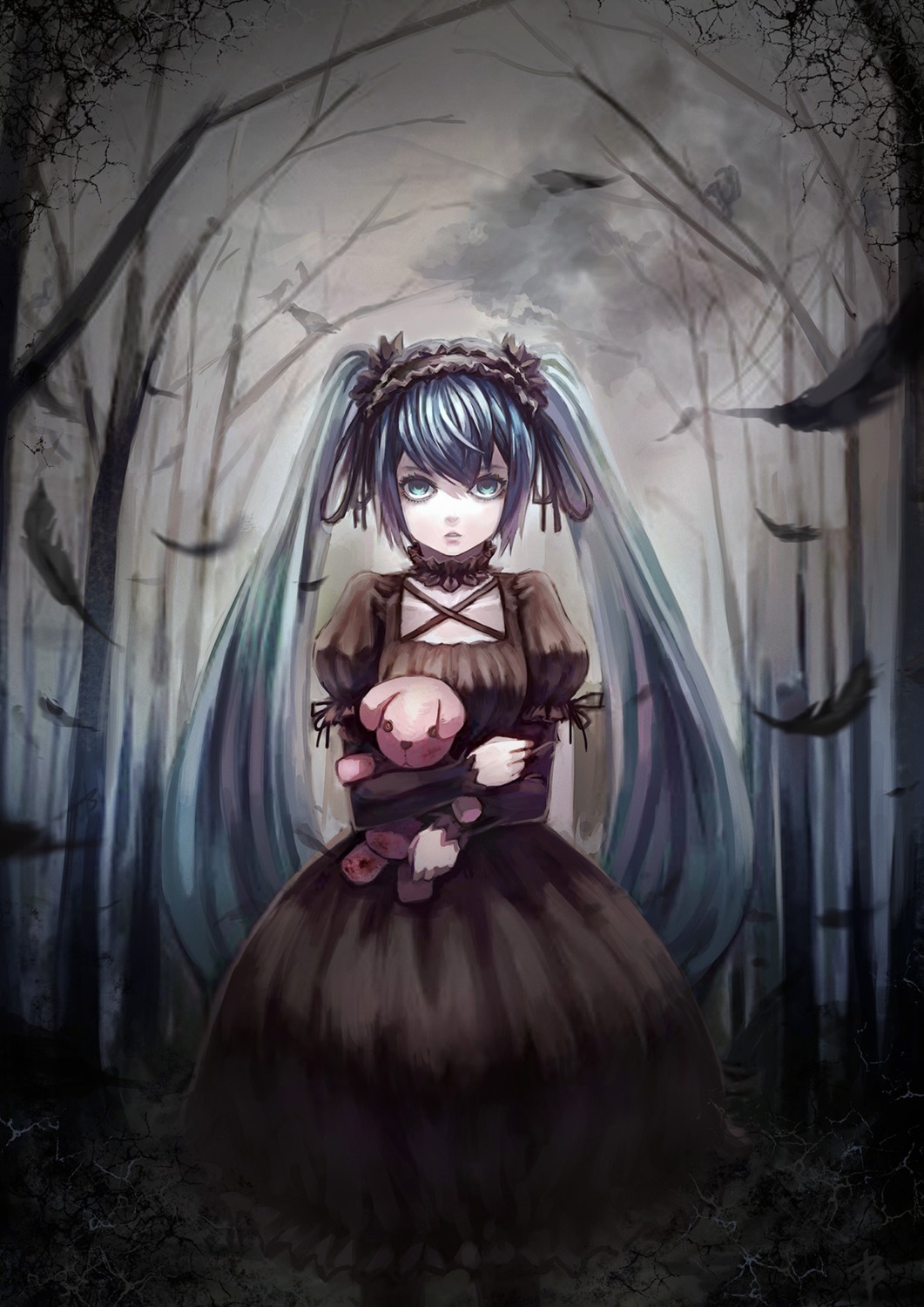 bryanth dress gothic_lolita hatsune_miku lolita_fashion vocaloid