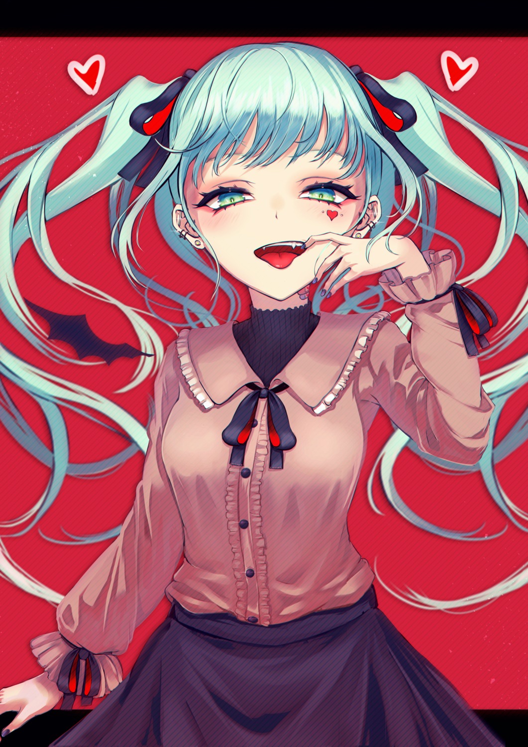 hatsune_miku kiiro vampire_(vocaloid) vocaloid