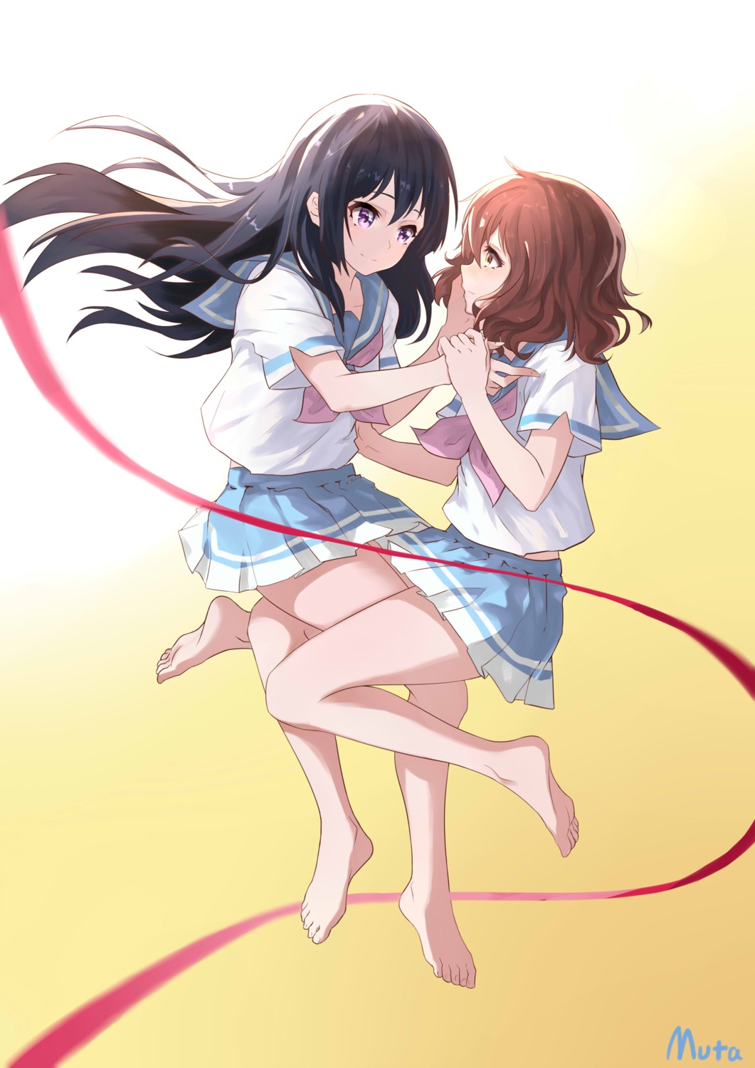 hibike!_euphonium kousaka_reina muta_(csw) oumae_kumiko seifuku yuri