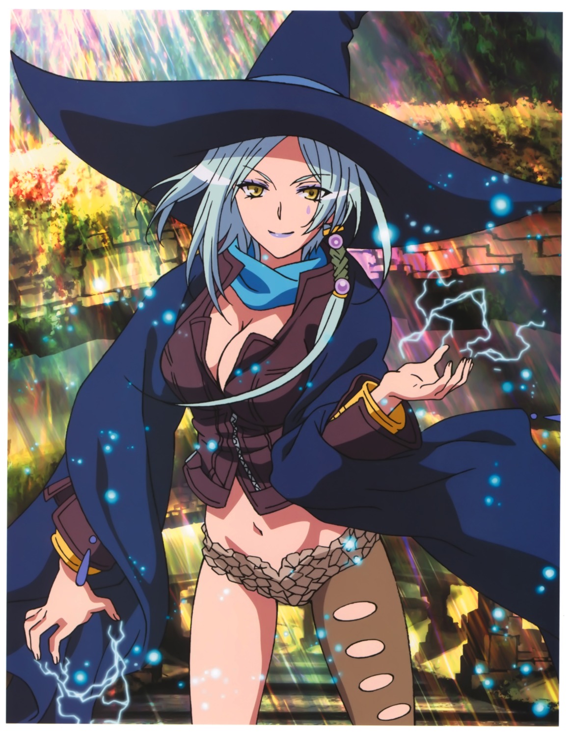 cleavage kaku-san-sei_million_arthur tanaka_yuuichi witch