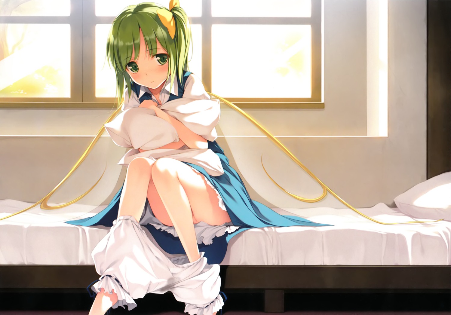 bloomers daiyousei dress gekidoku_shoujo ke-ta nopan panty_pull touhou wings