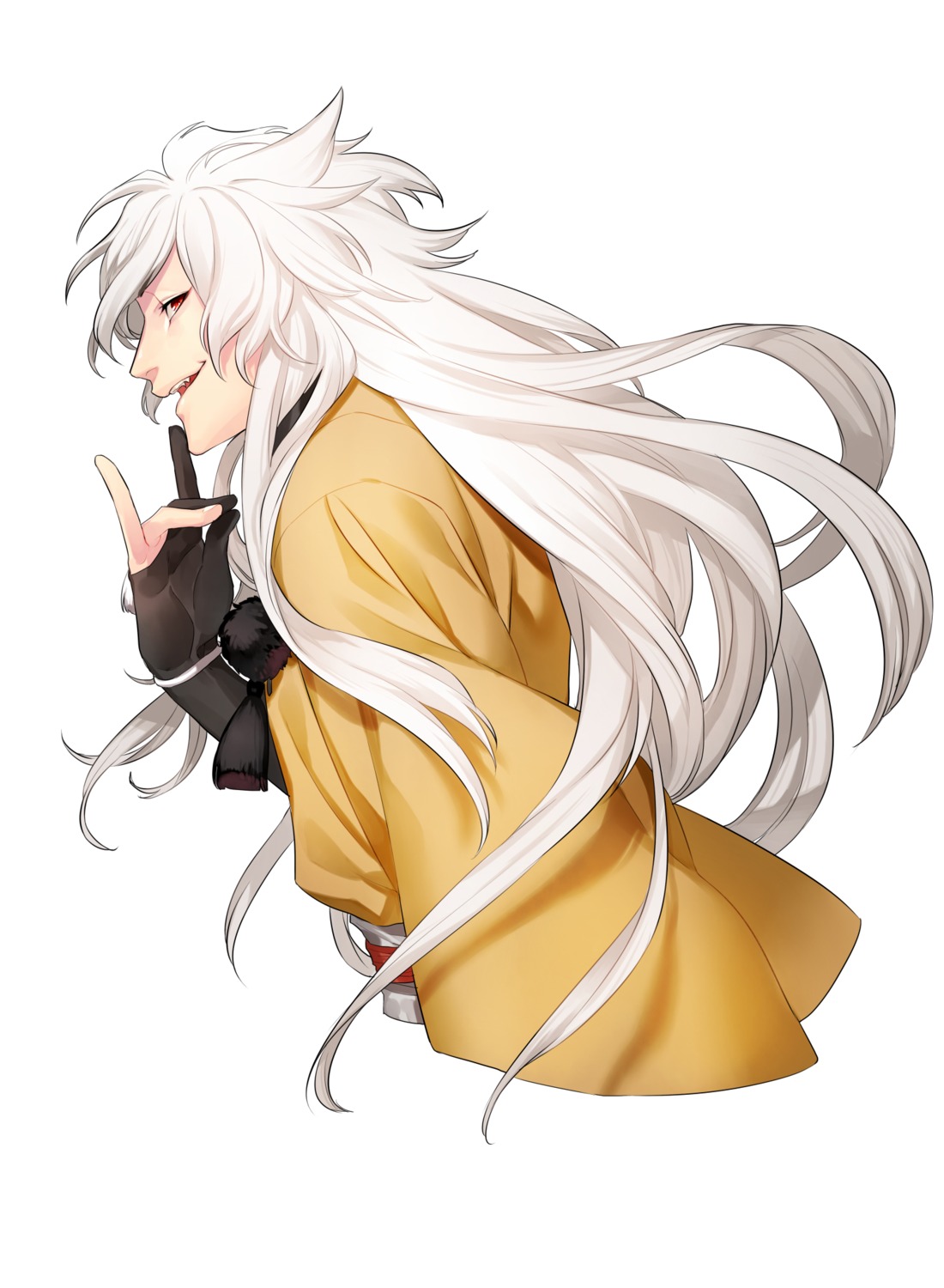 animal_ears hokora_(n70) kogitsunemaru male touken_ranbu