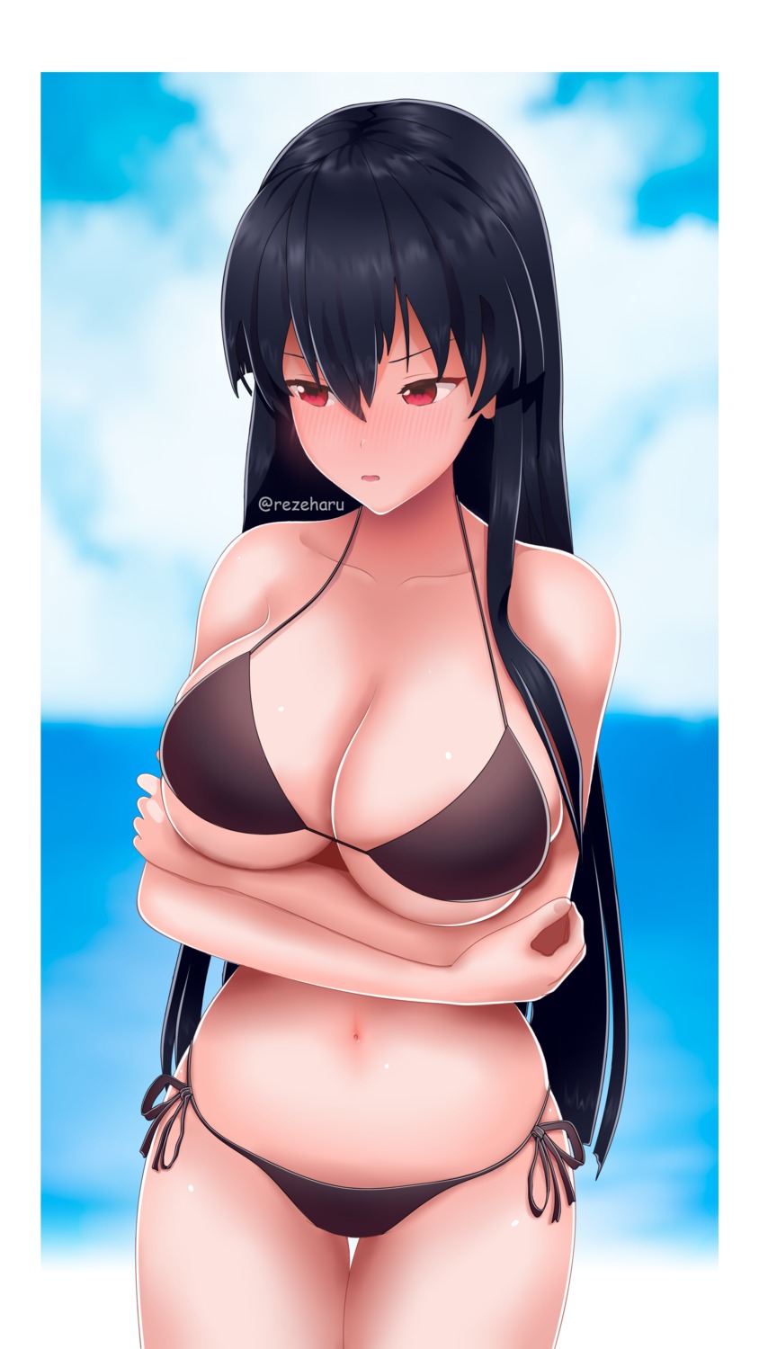 akame akame_ga_kill! bikini rezeharu_(61594414) swimsuits