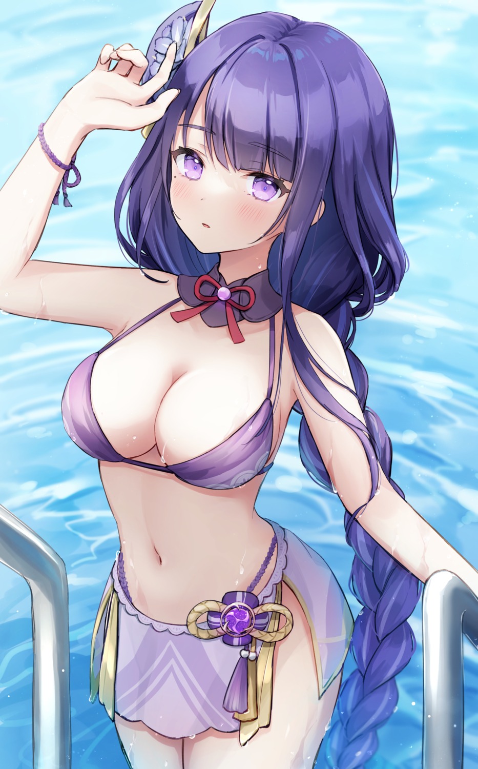 bikini genshin_impact raiden_shogun shano_hiyori swimsuits