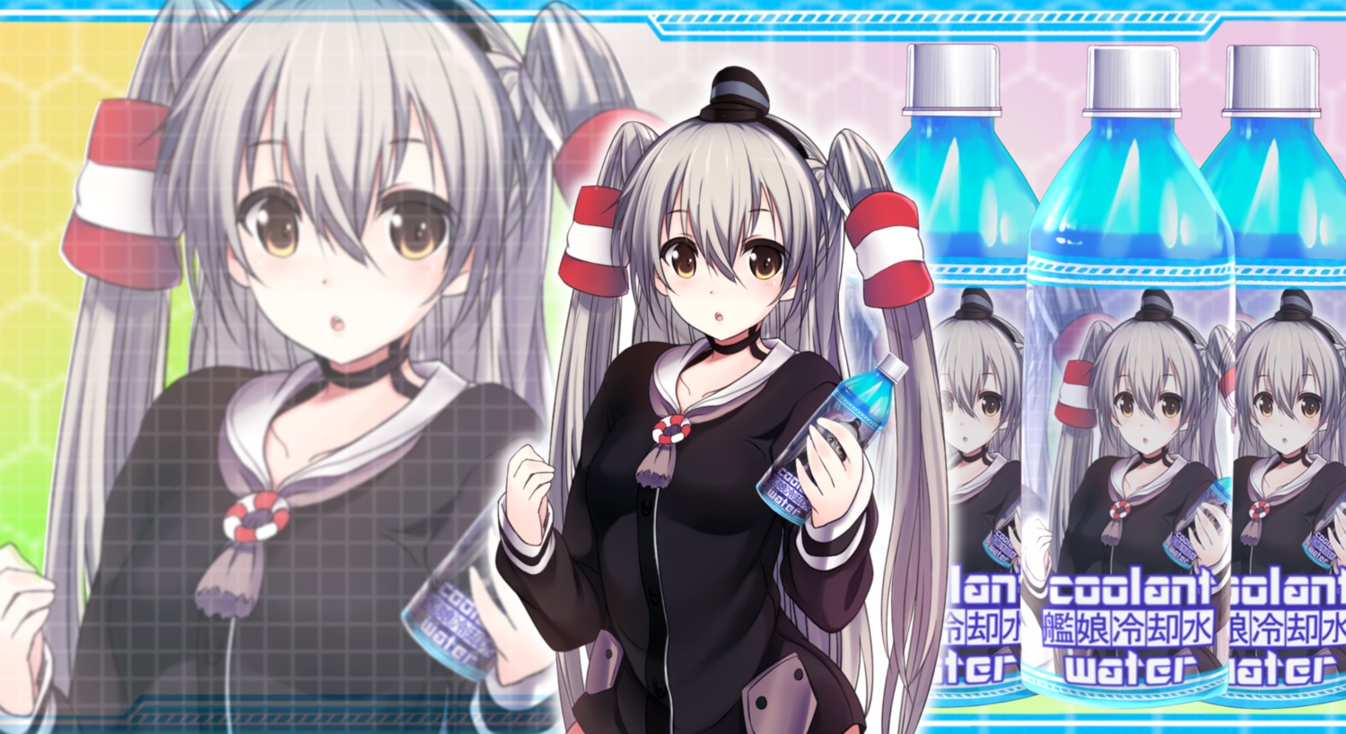 amatsukaze_(kancolle) kantai_collection sora_to_umi wallpaper