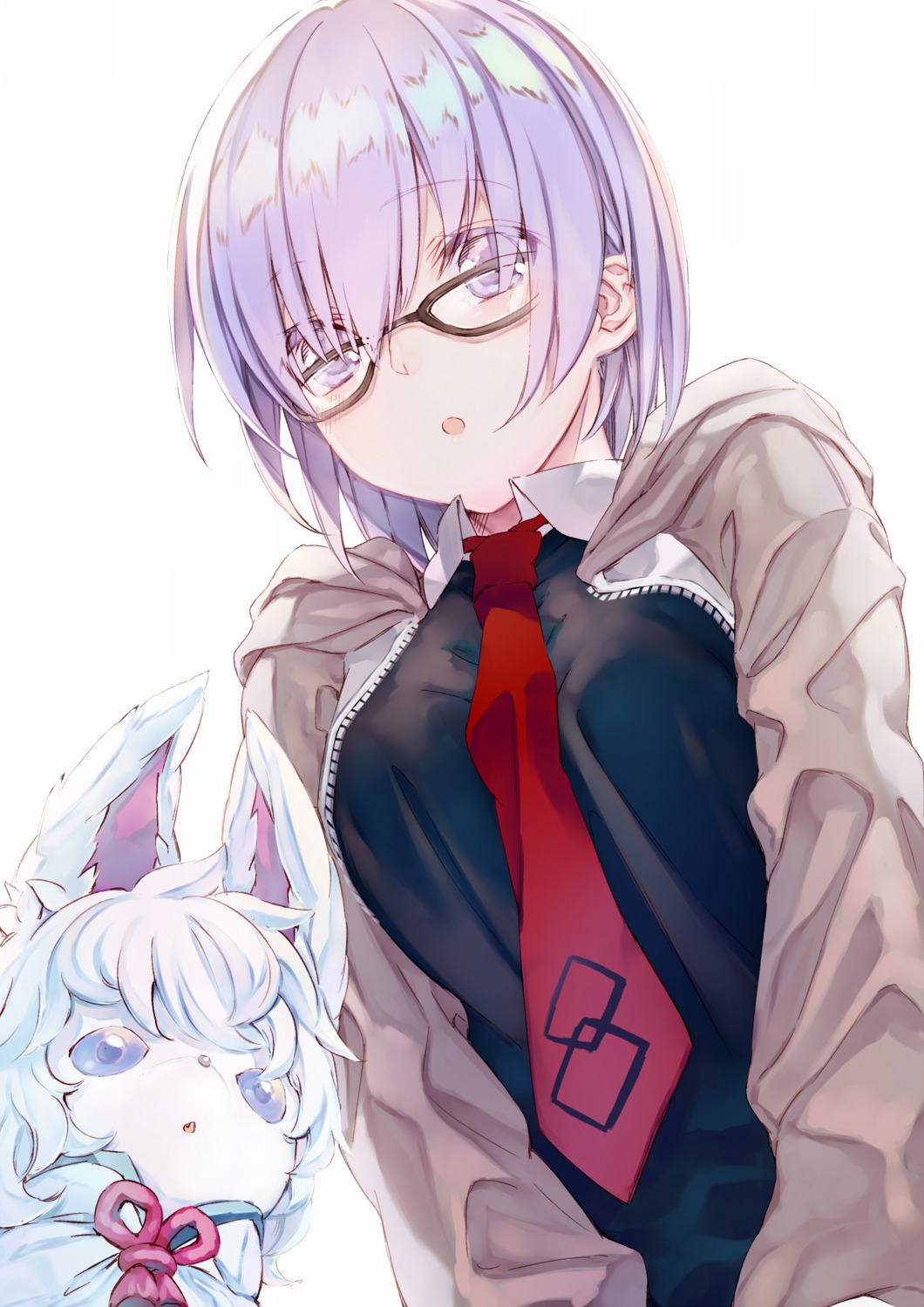 fate/grand_order fou_(fate/grand_order) mash_kyrielight megane saijou_haruki