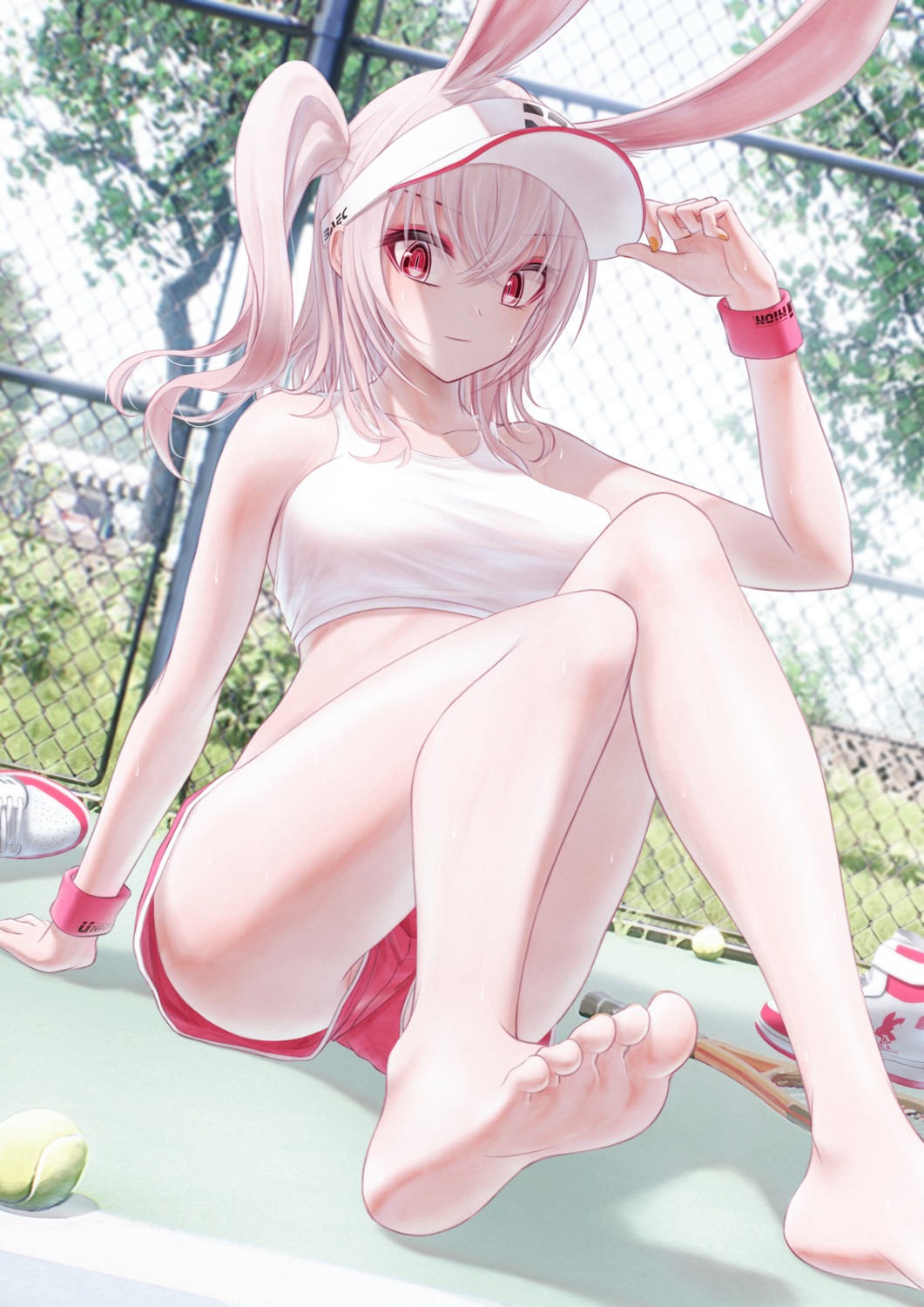 animal_ears bae.c bunny_ears feet tennis