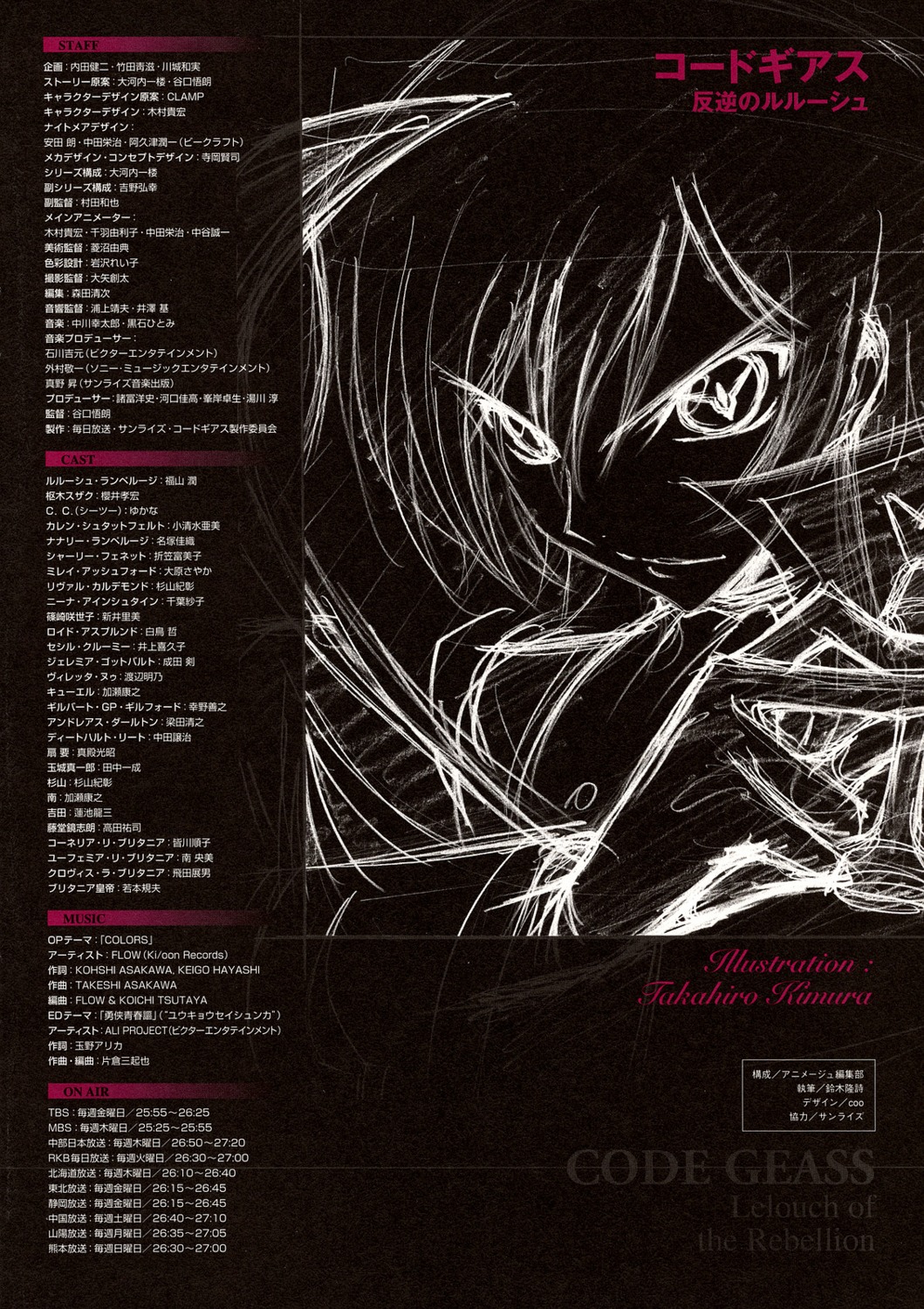 Kimura Takahiro Code Geass Lelouch Lamperouge Male Sketch 63 Yande Re