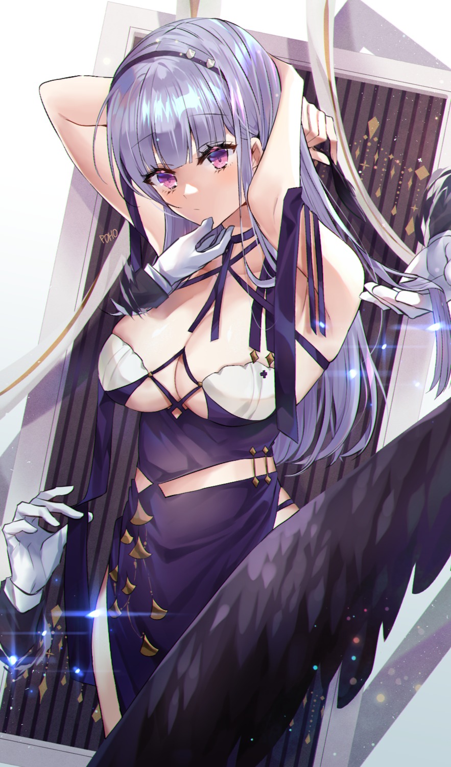 azur_lane chinadress dido_(azur_lane) no_bra pantsu poho