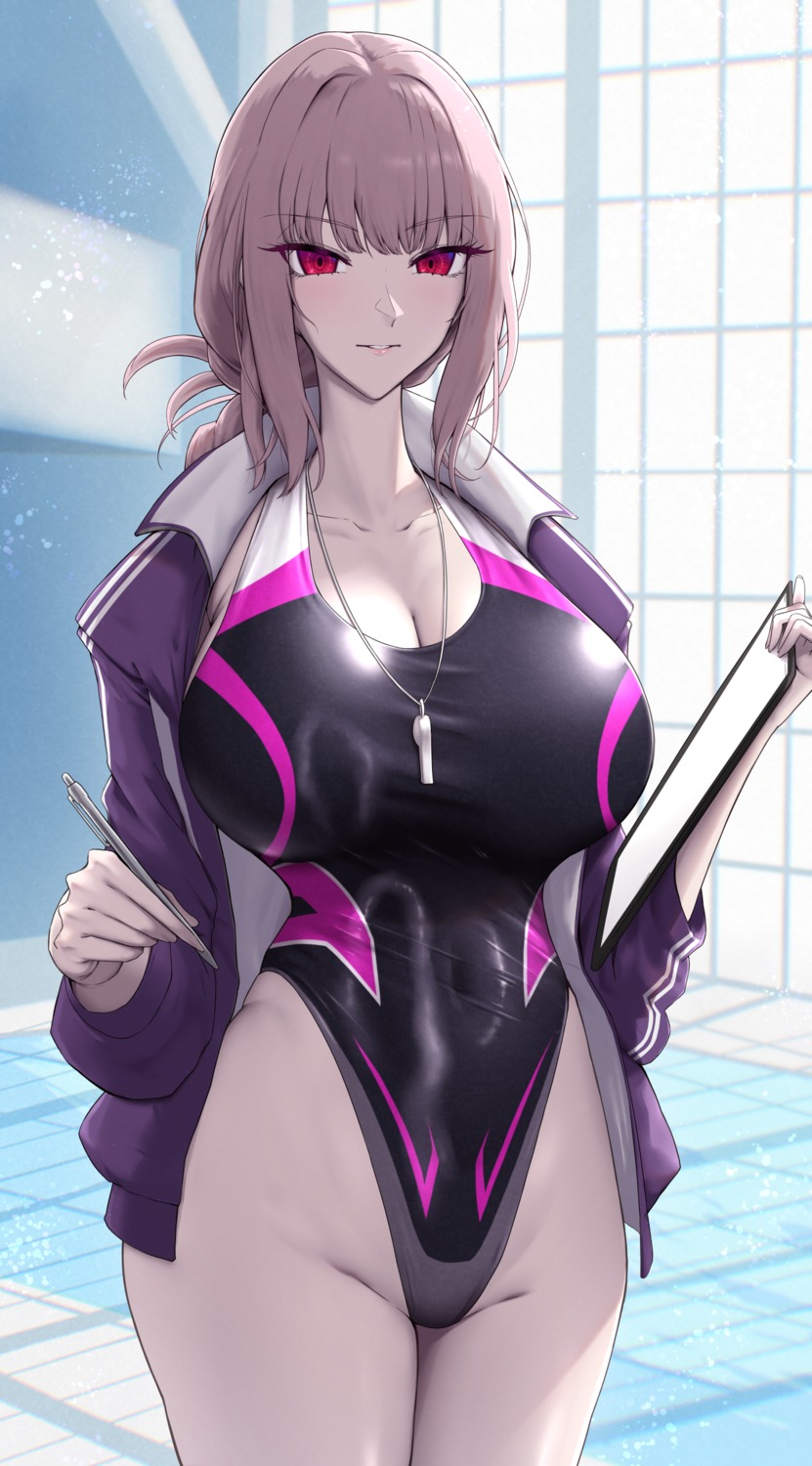 cleavage fate/grand_order florence_nightingale_(fate) shiroshisu swimsuits