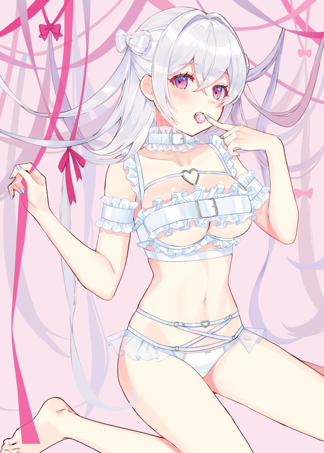 kirushi_(killcy) lingerie no_bra pantsu see_through