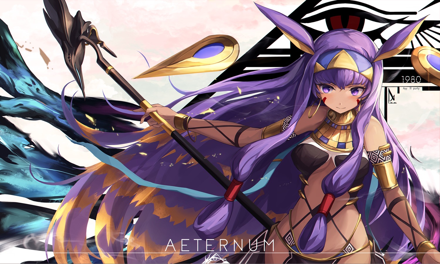 animal_ears bunny_ears eruthika fate/grand_order nitocris_(fate/grand_order) weapon