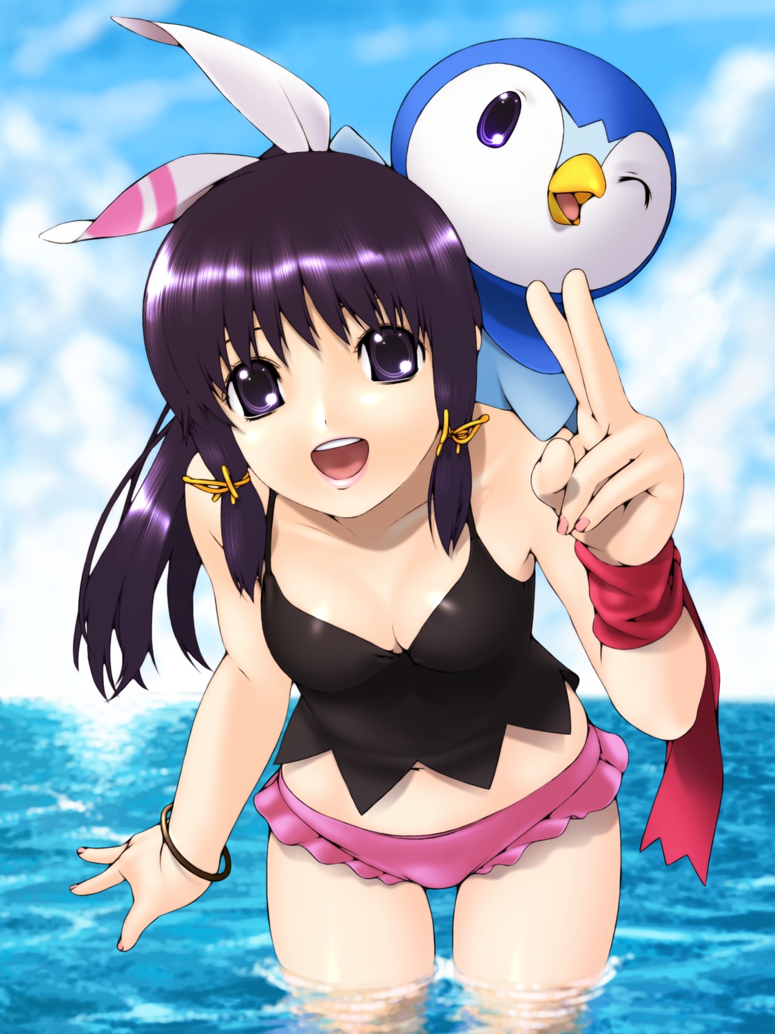 hikari_(pokemon) piplup pokemon pokemon_bdsp pokemon_dppt yagitori