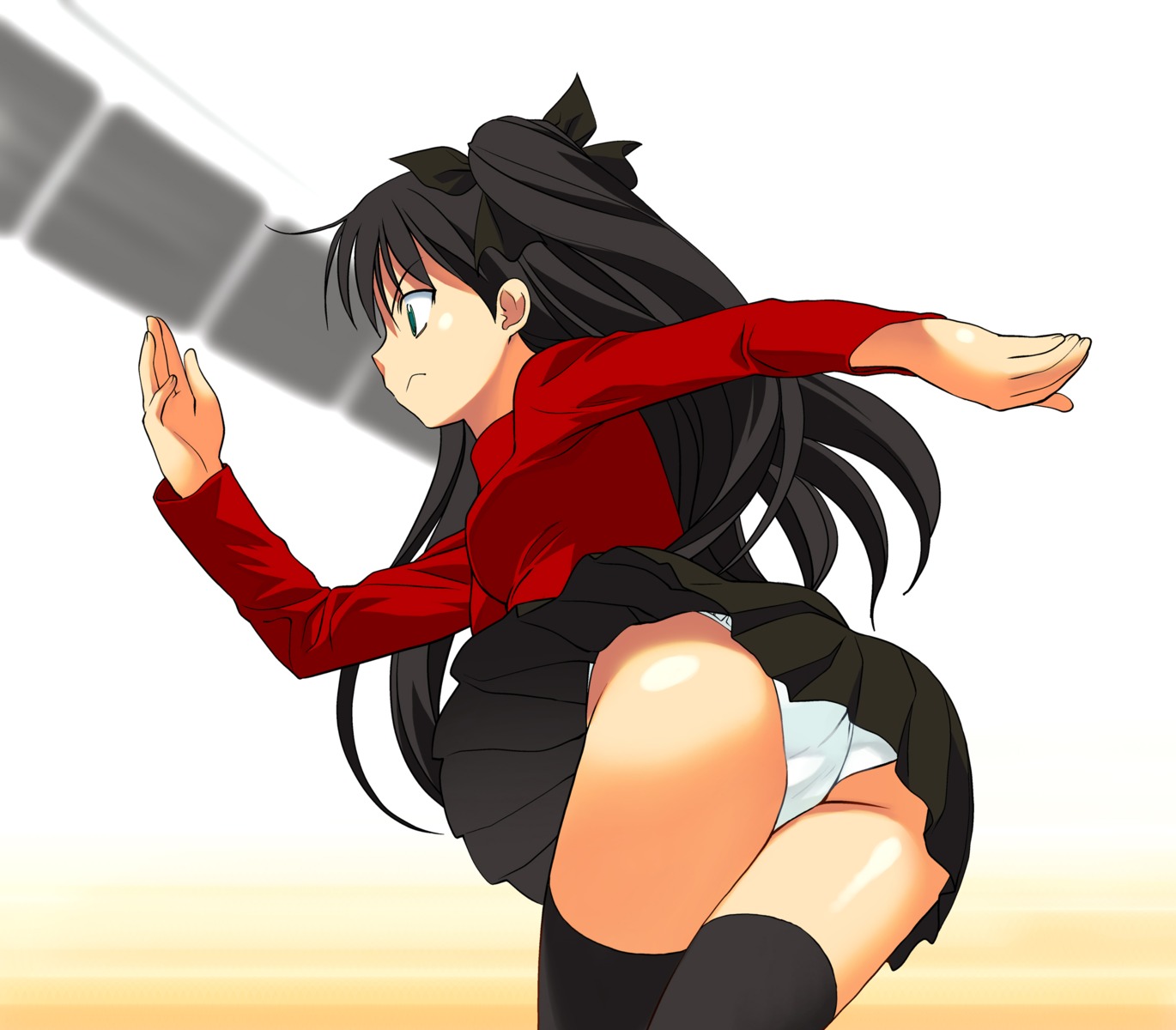 a1 ass fate/stay_night initial-g pantsu toosaka_rin