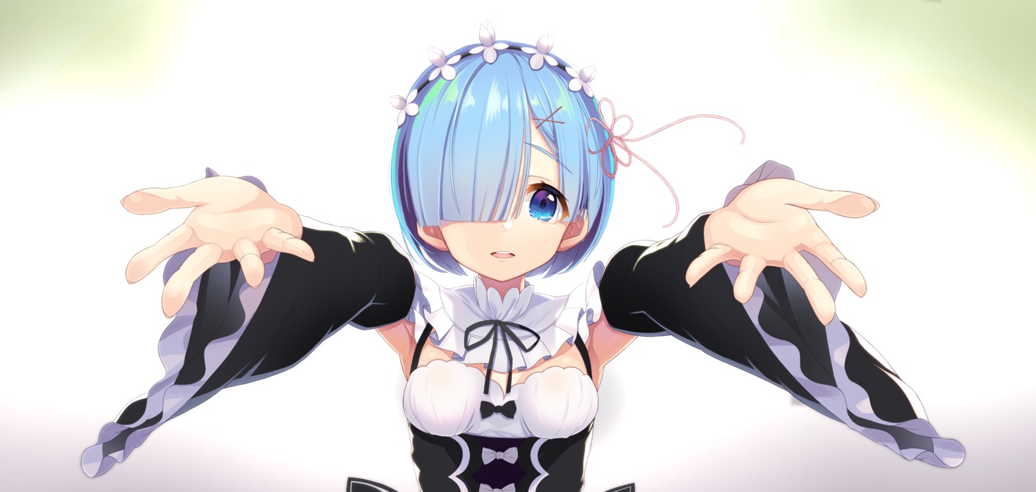 atori_(at-yui) maid re_zero_kara_hajimeru_isekai_seikatsu rem_(re_zero)