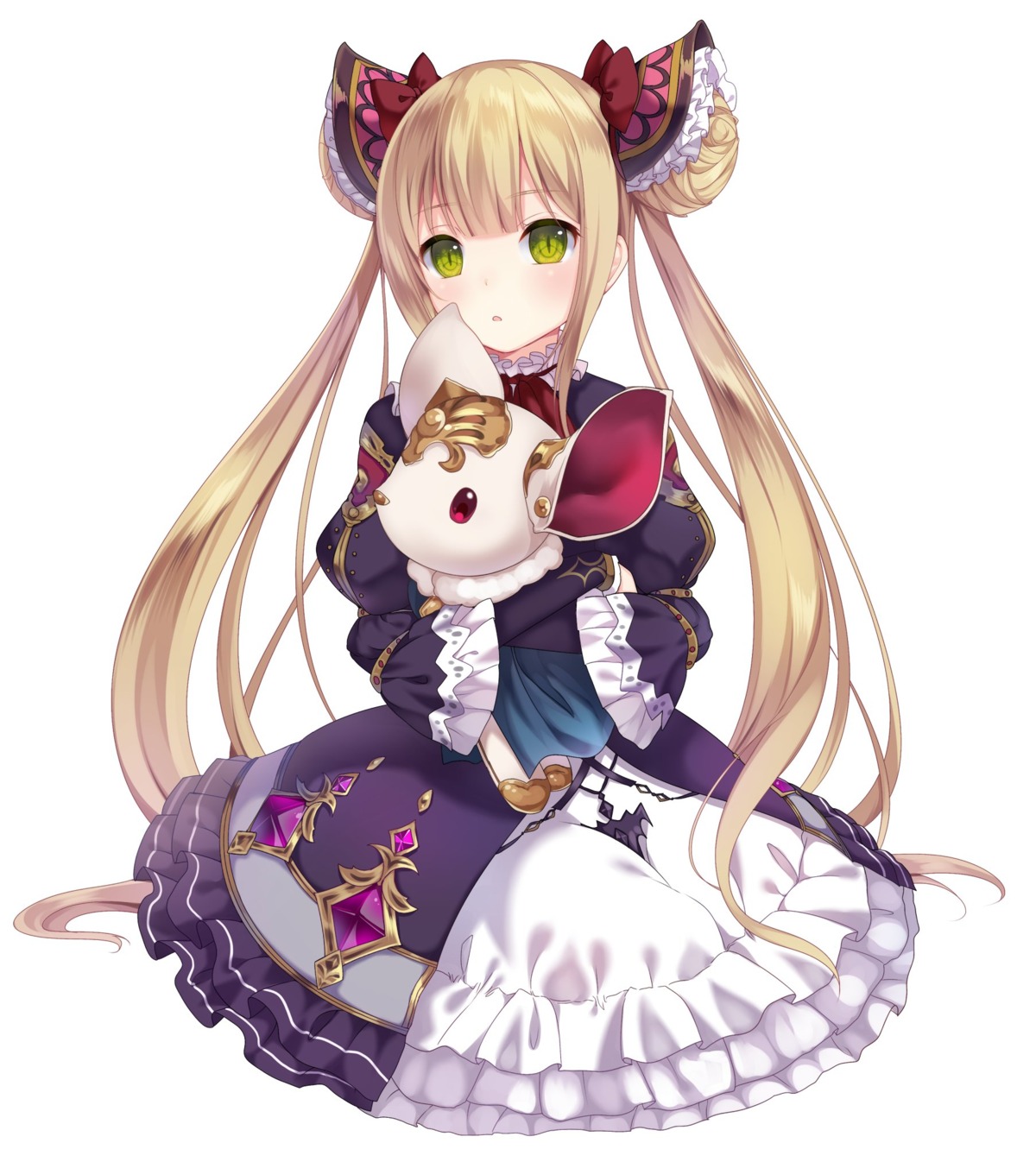 amashiro_natsuki dress gothic_lolita lolita_fashion luna_(shadowverse) shadowverse