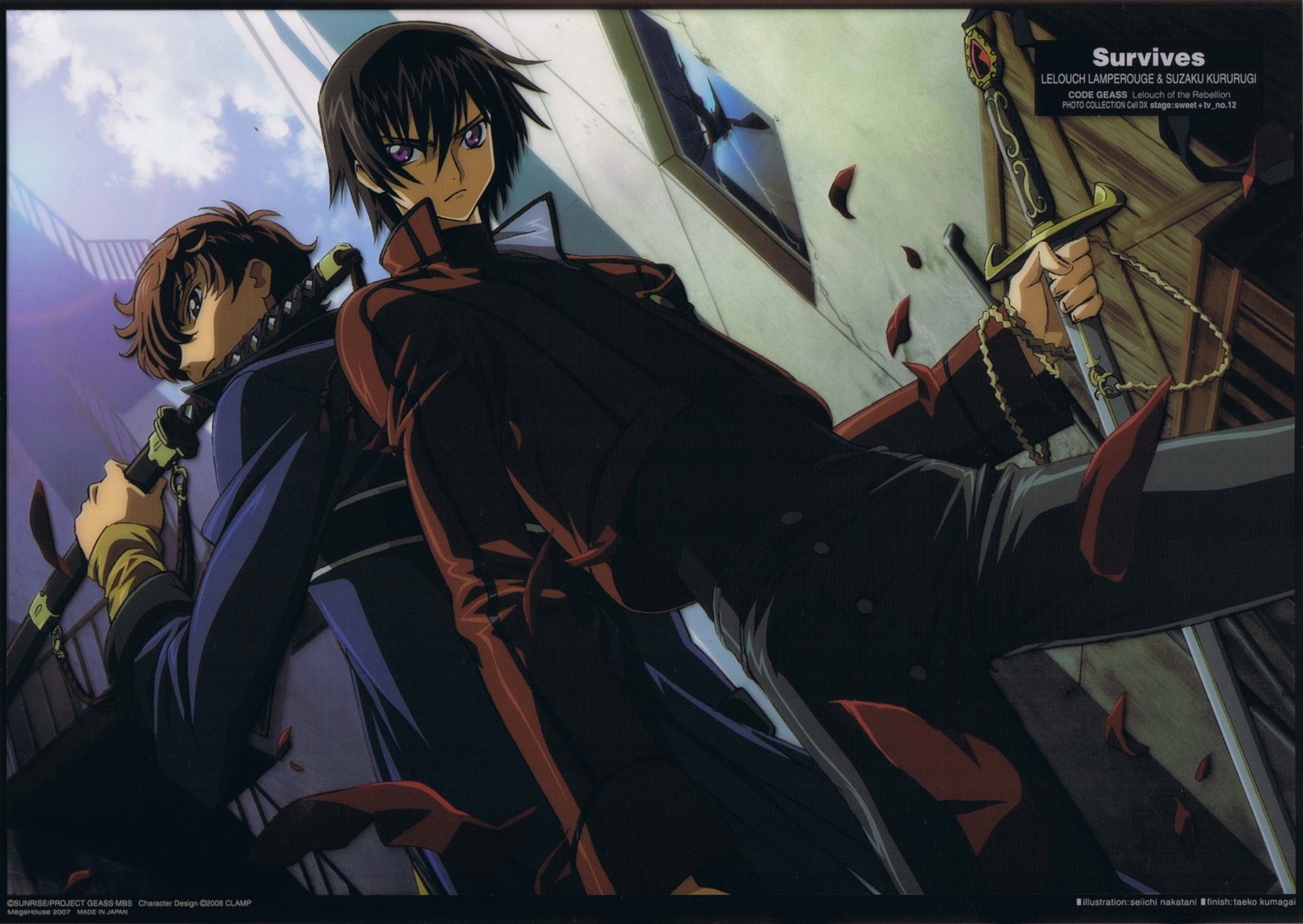 code_geass kururugi_suzaku lelouch_lamperouge male nakatani_seiichi