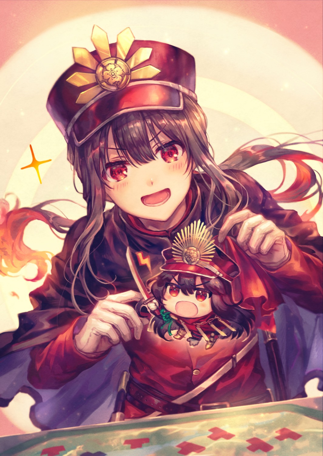 Shigaraki Strobe Blue Fate Grand Order Oda Nobunaga Fate Oda Nobuyuki Fate Grand Order Chibi Uniform 672217 Yande Re Oda nobunaga is a star vacuum that can absorbed all the critical stars generated and translate them into high critical damage with her skillset. chibi uniform 672217 yande re