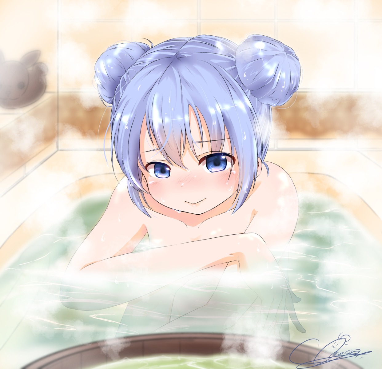 bathing gochuumon_wa_usagi_desu_ka? kafuu_chino loli naked tagme wet