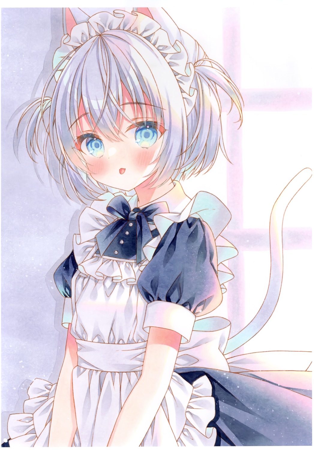 animal_ears kotori_no_shokuji maid nekomimi puu_(kotori_no_shokuji) tail